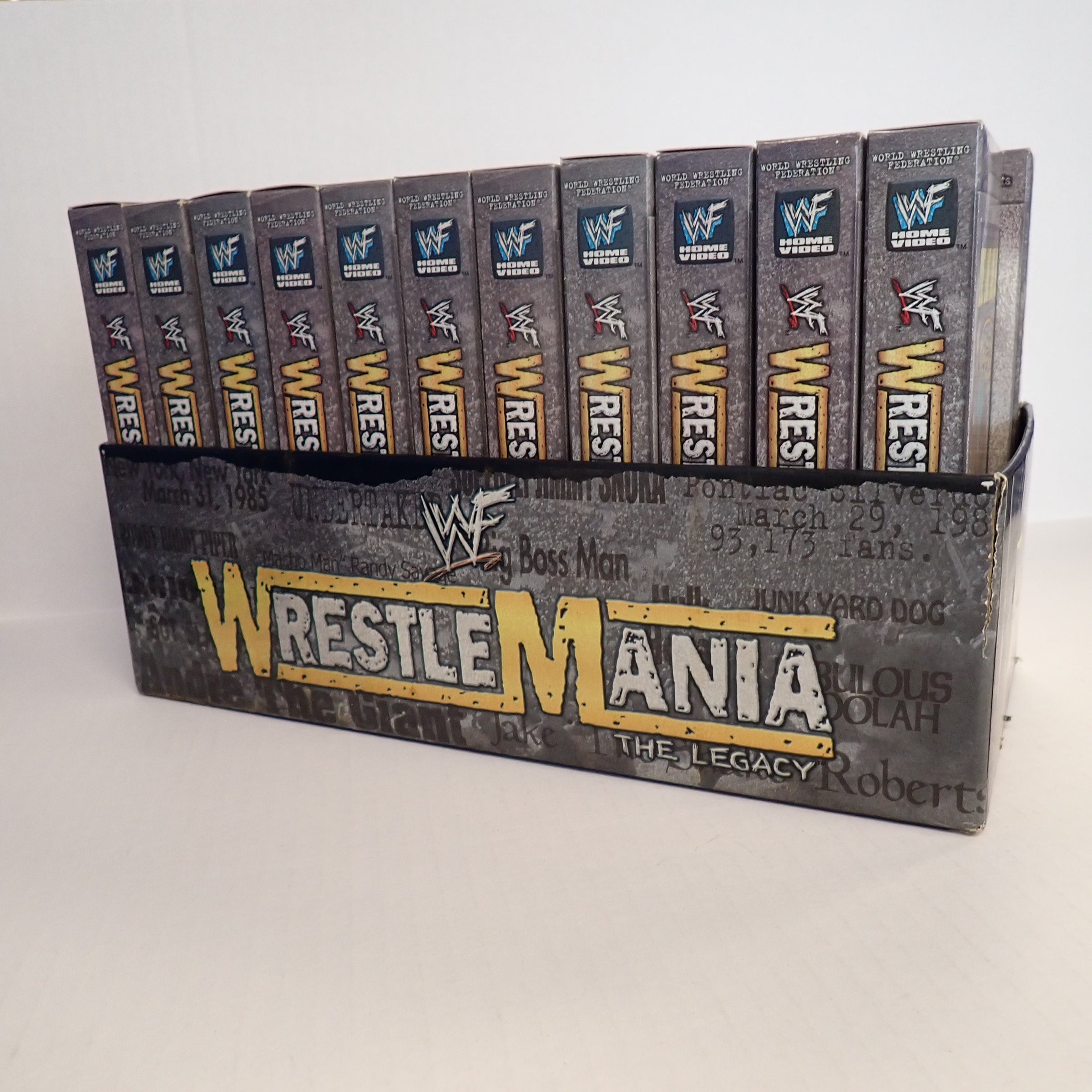 WrestleMania The Legacy - VHS Box Set