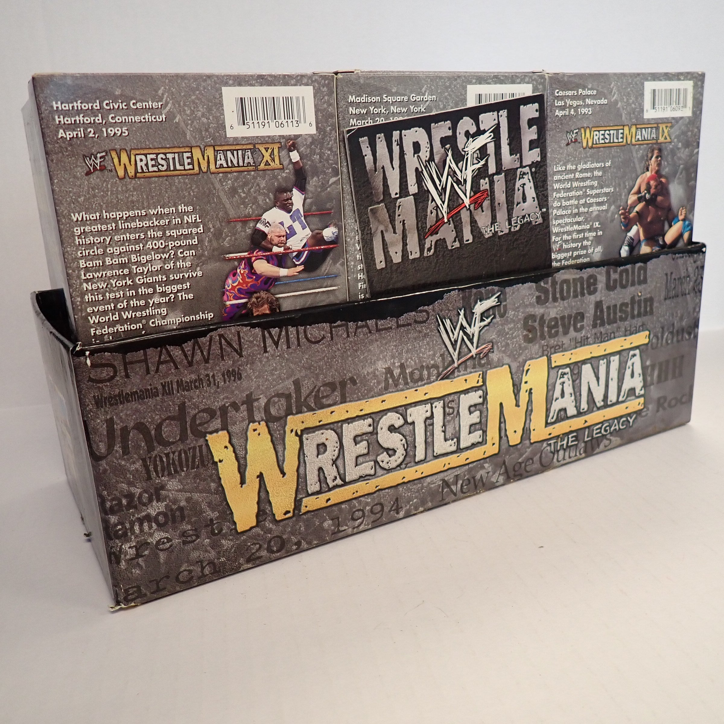 WrestleMania The Legacy - VHS Box Set