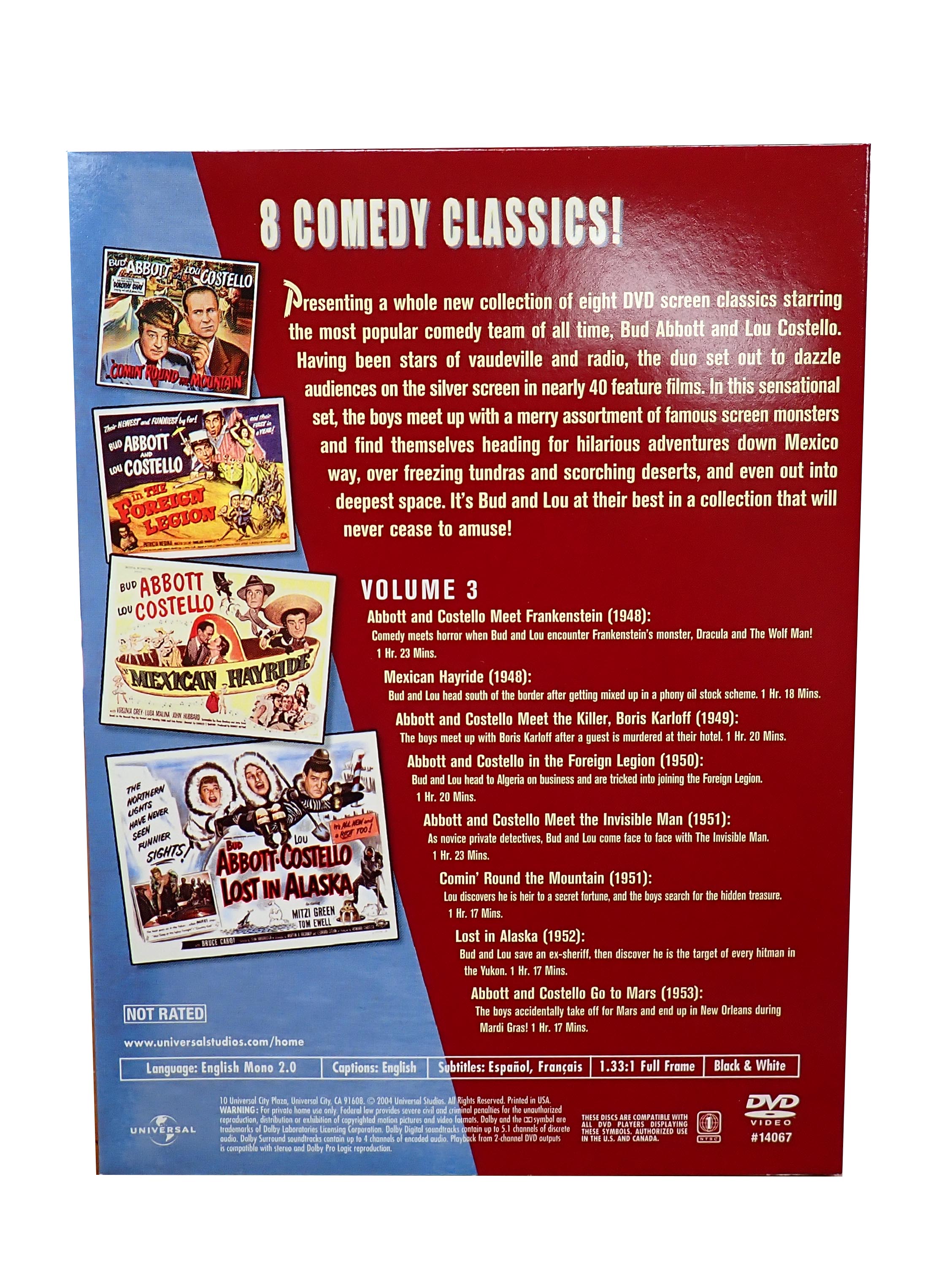 The Best of Abbott and Costello Volume 3 - DVD (Pre-Owned)