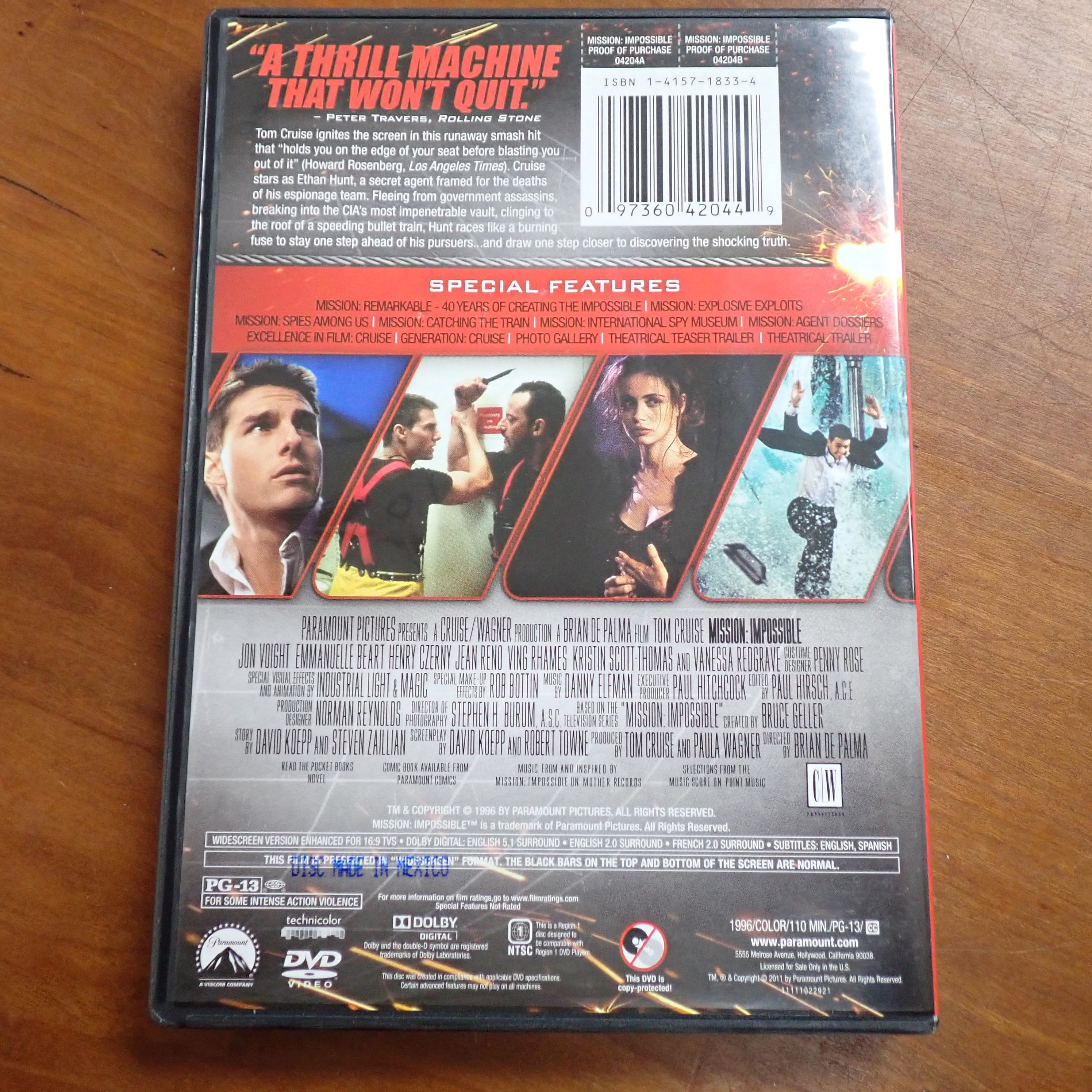 Mission:Impossible - DVD