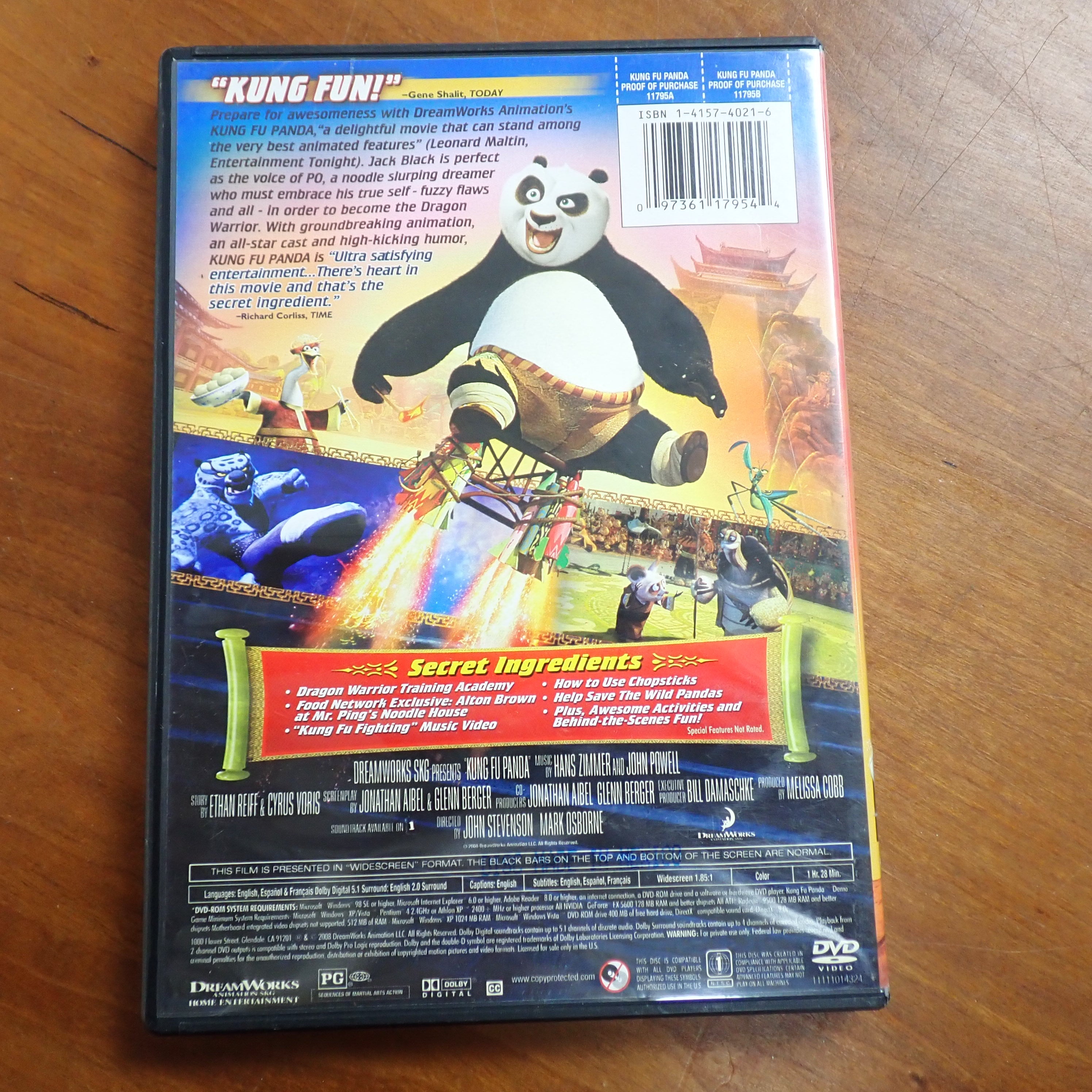 Kung Fu Panda - DVD