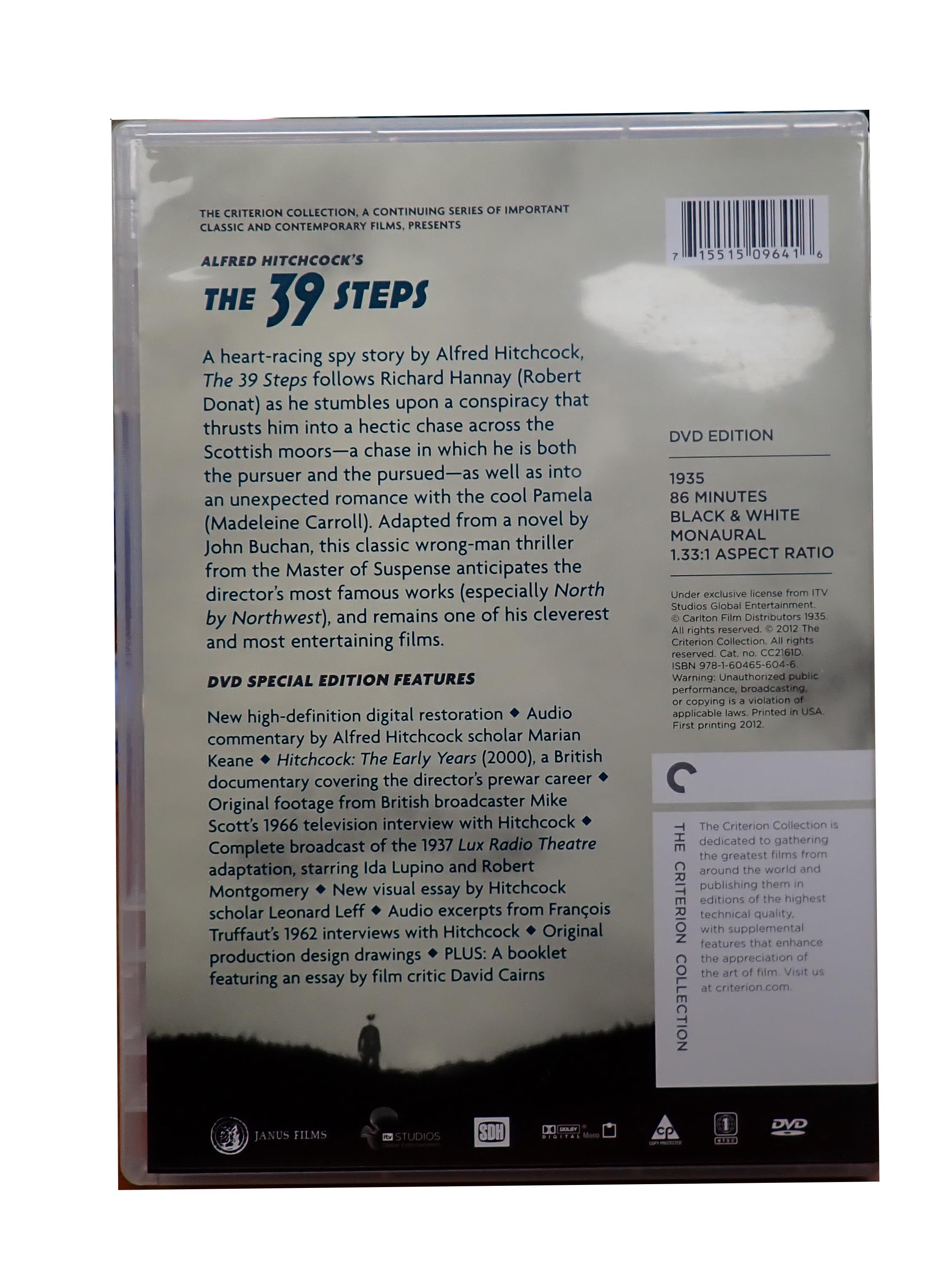 The 39 Steps - Criterion Collection - DVD (Pre-Owned)