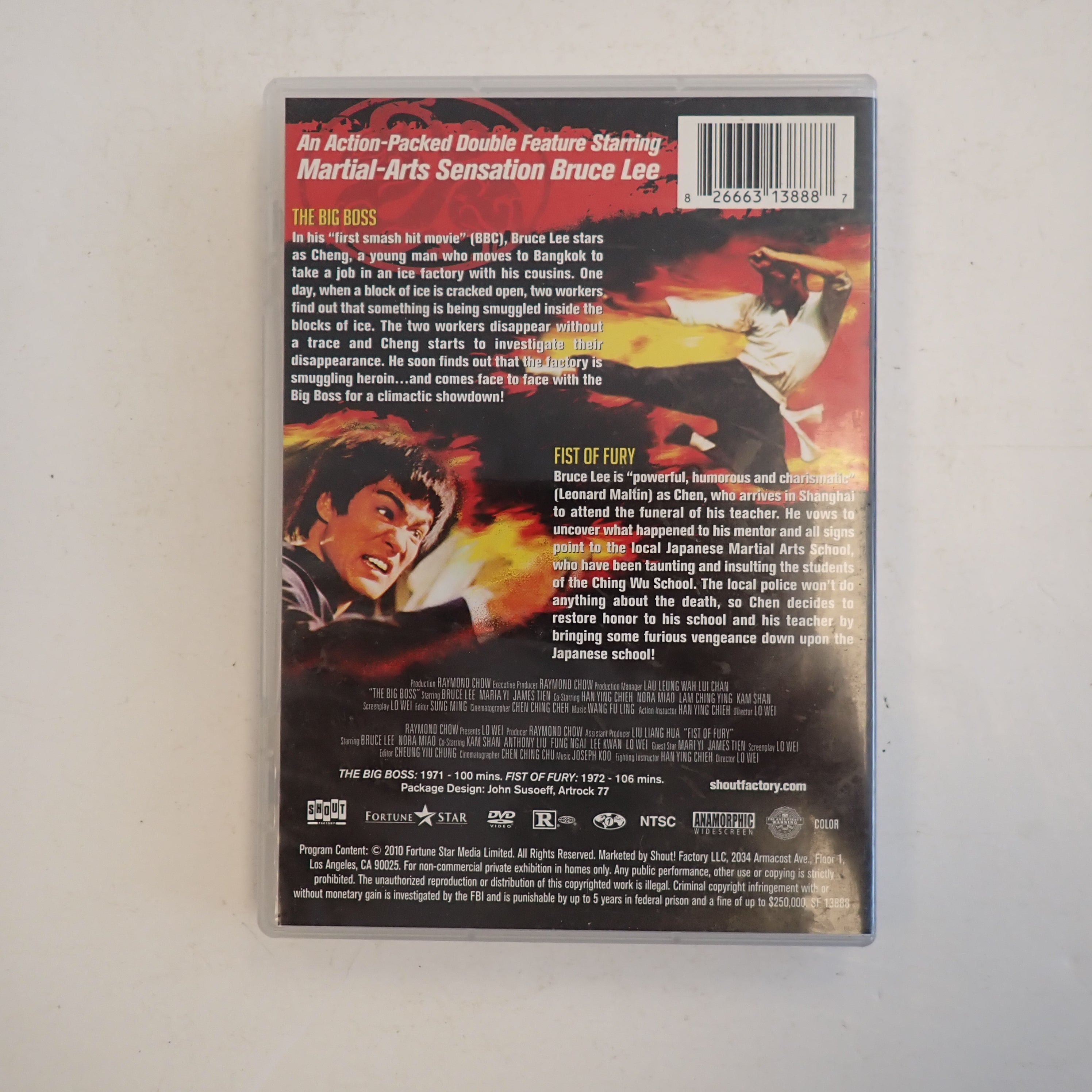 Bruce Lee Double Feature - DVD