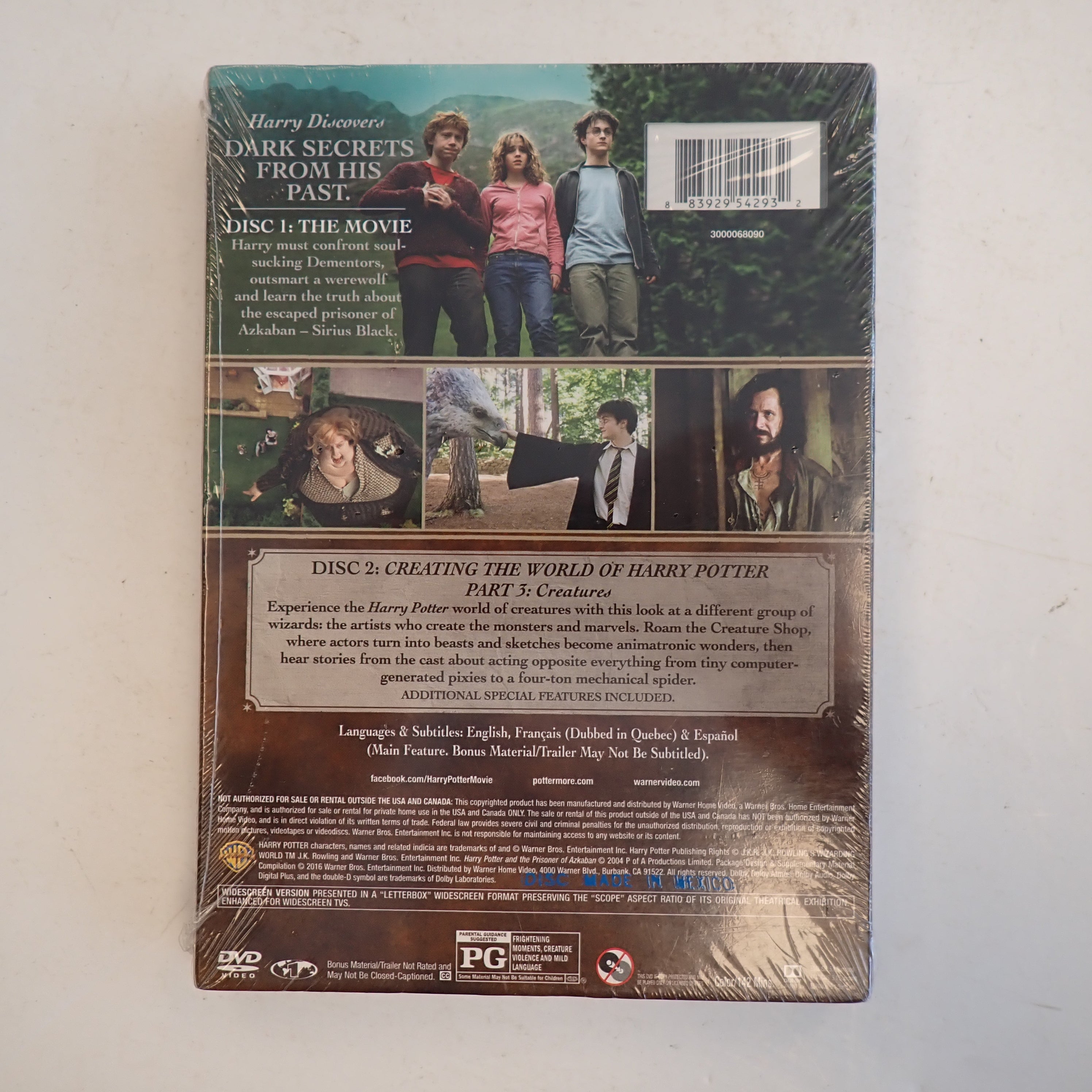 Harry Potter and the Prisoner of Azkaban - DVD (Sealed)