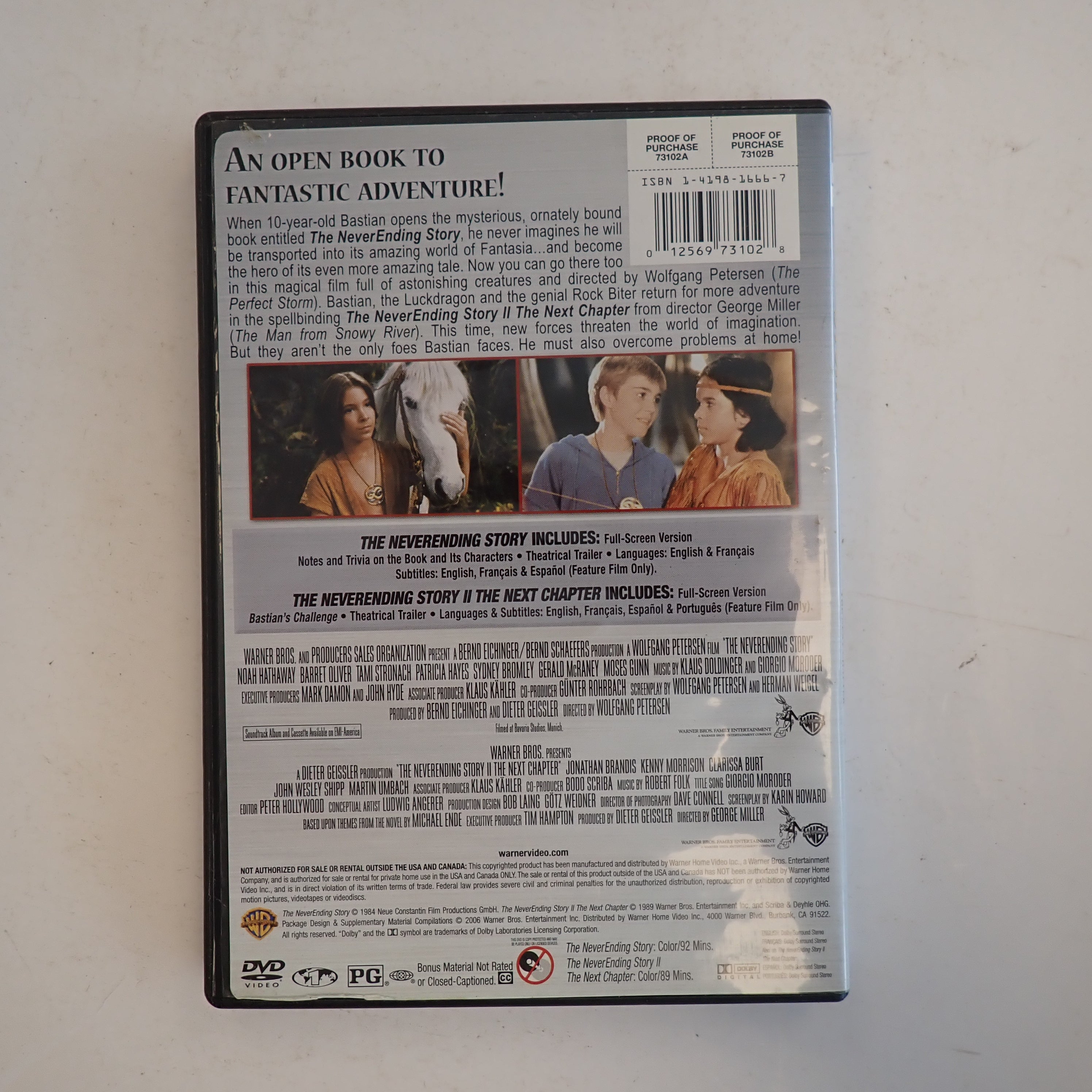 The NeverEnding Story I & II - DVD