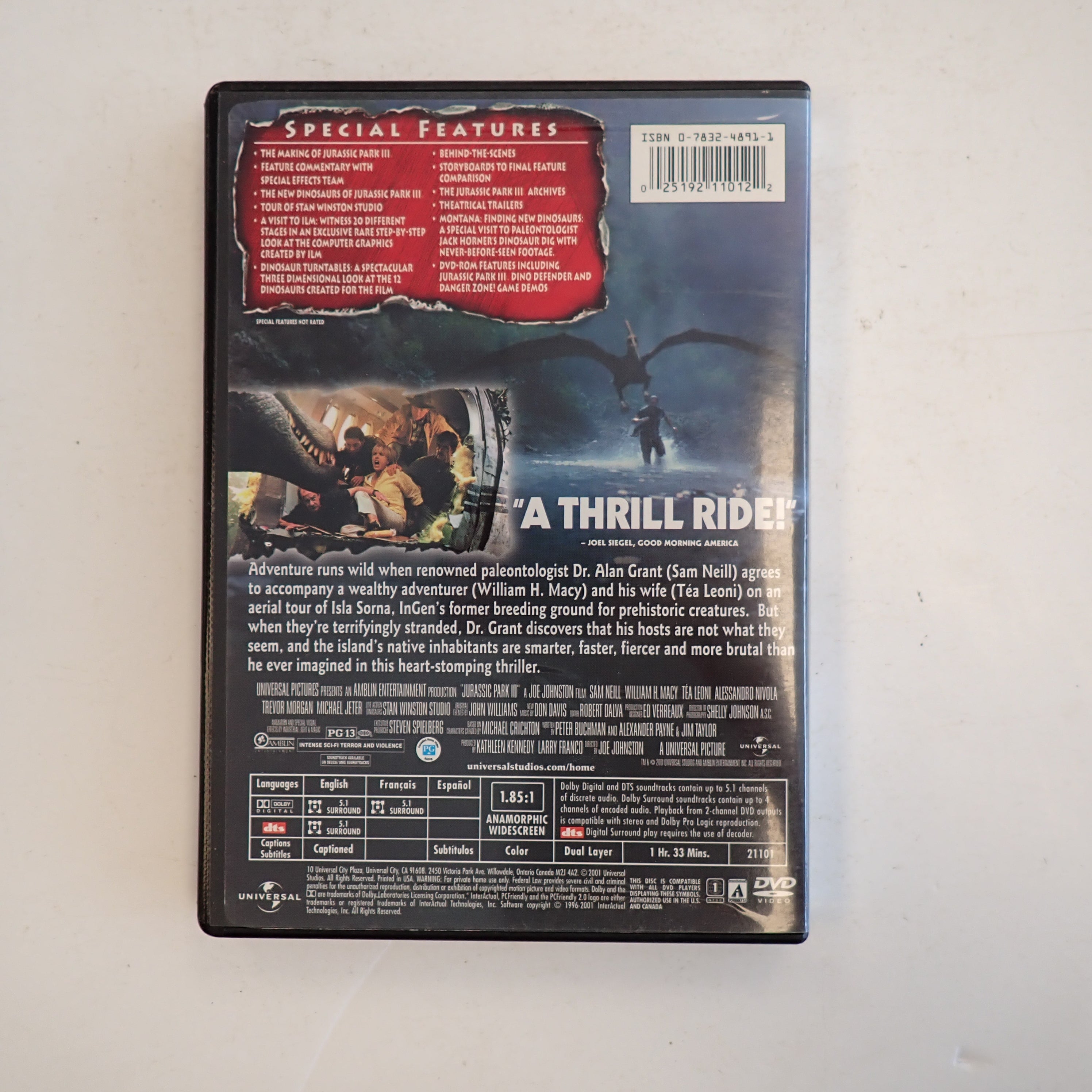 Jurassic Park 3 - DVD