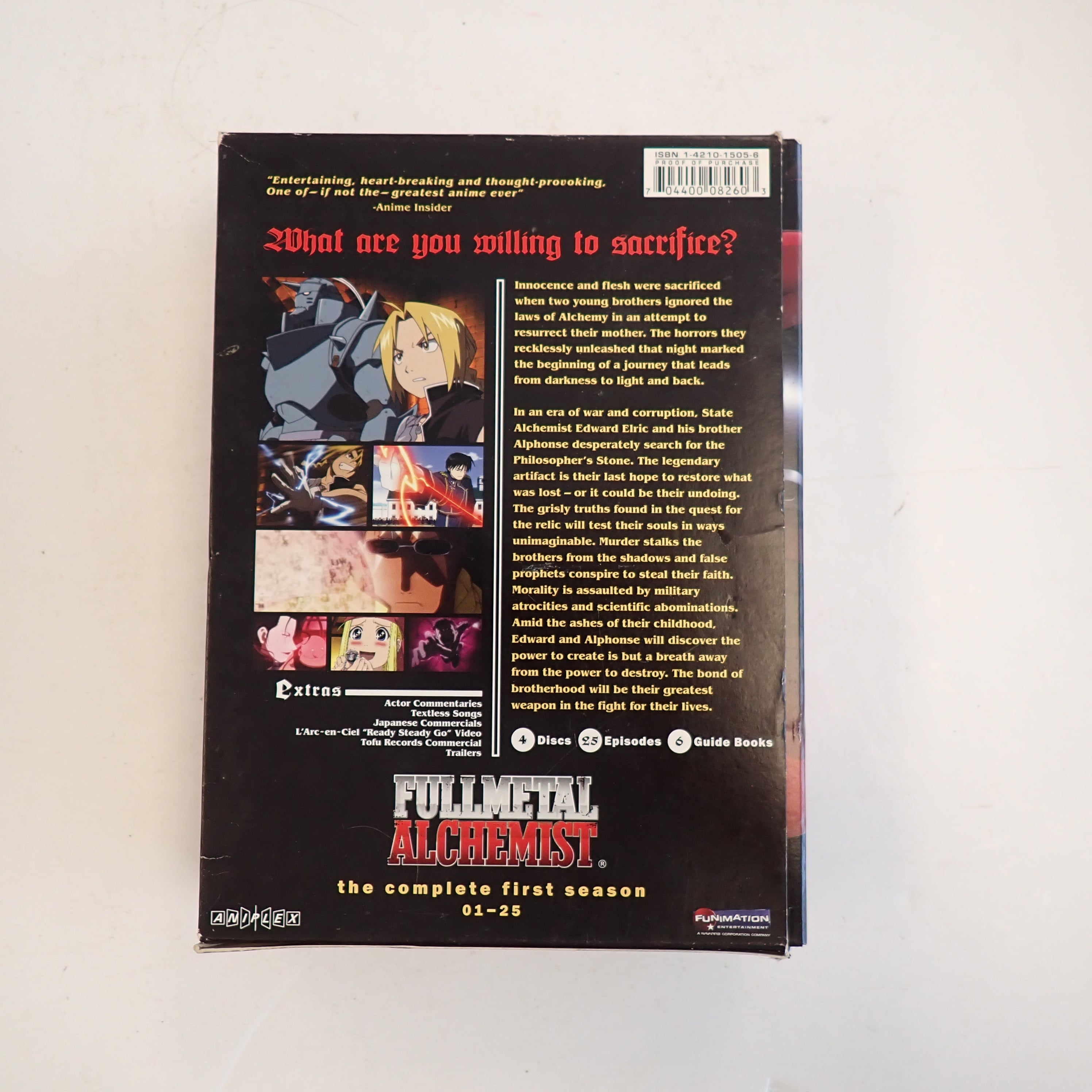 Fullmetal Alchemist: The Complete First Season w/ Books - DVD