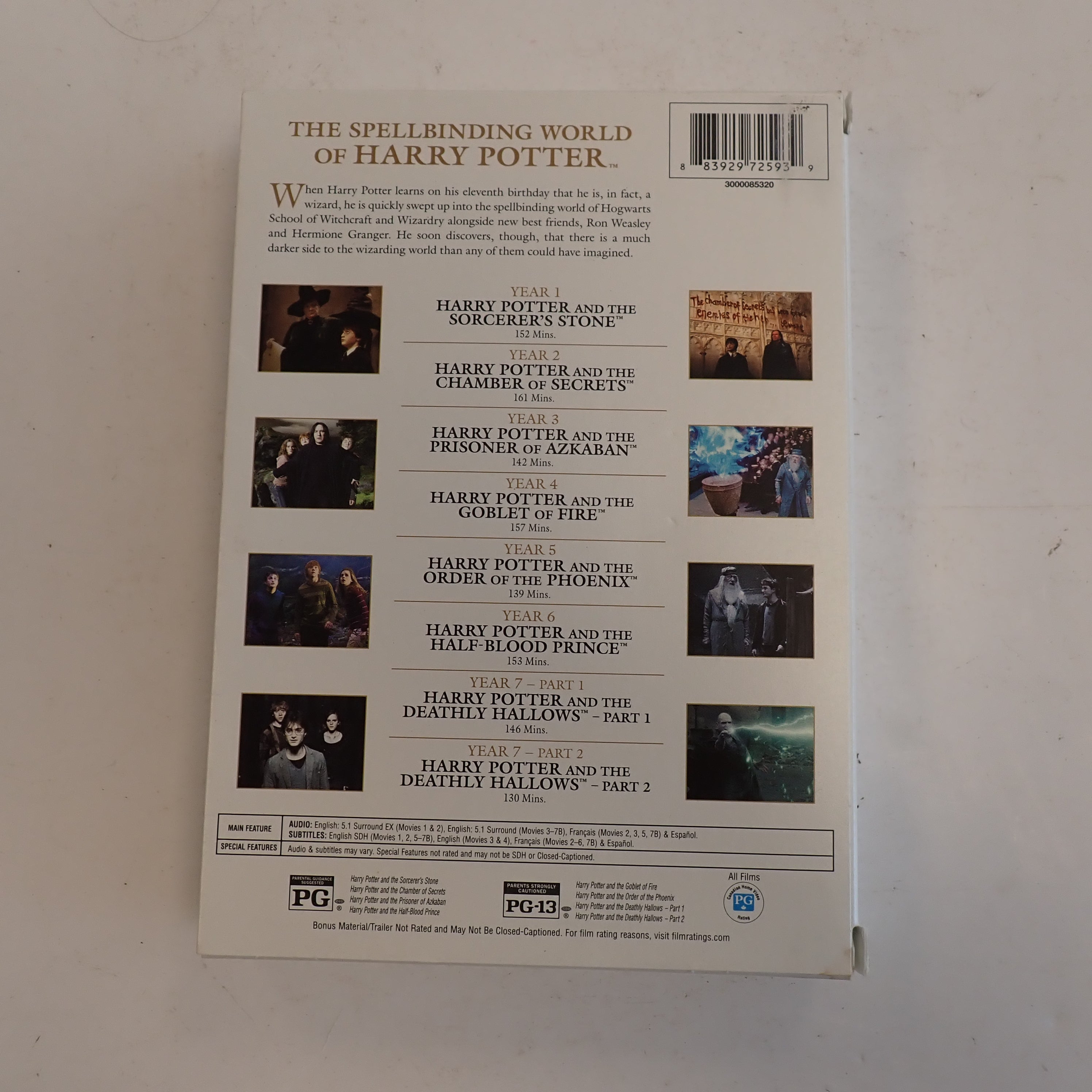 Harry Potter 8 Film Collection - DVD