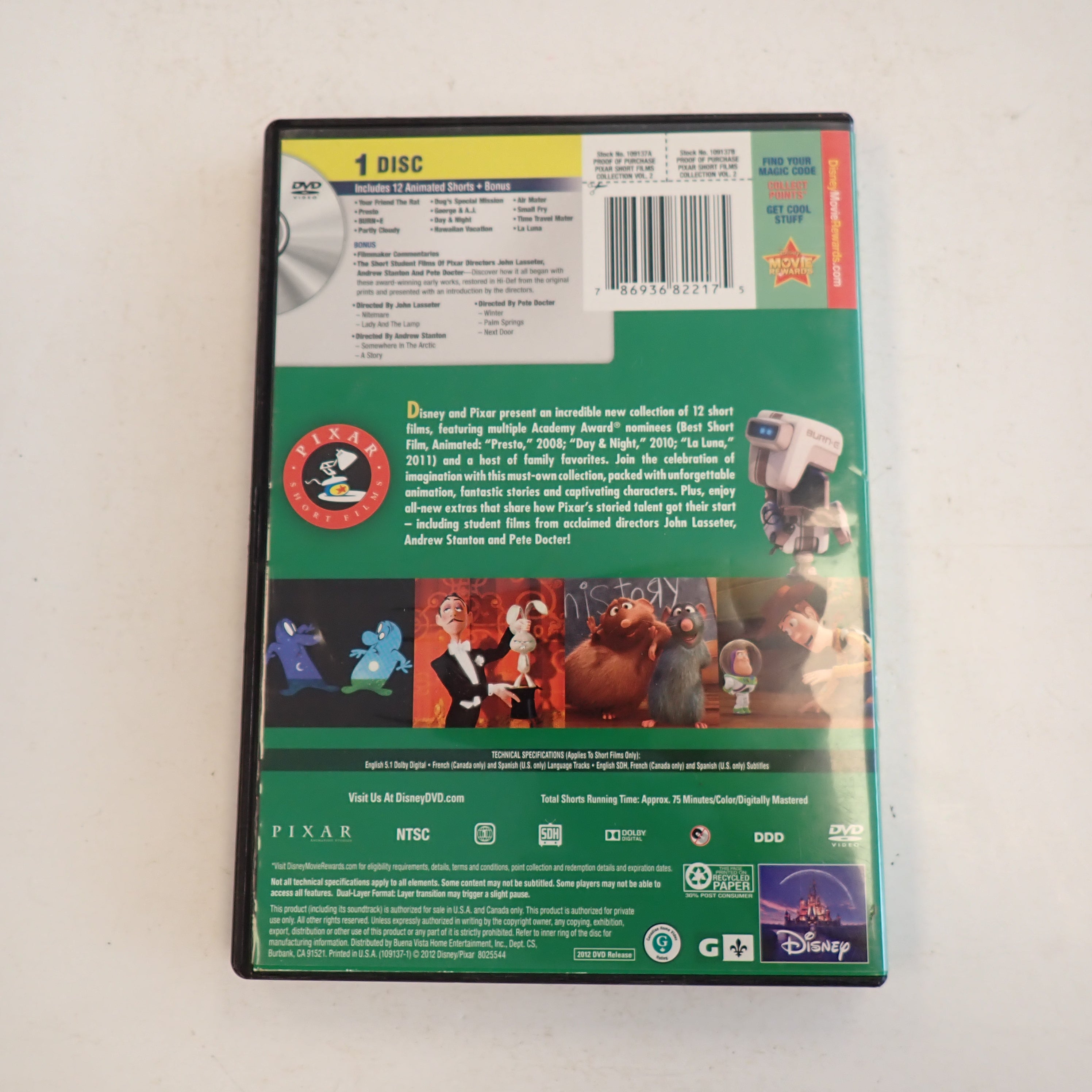Pixar Short Films Collection 2 - DVD