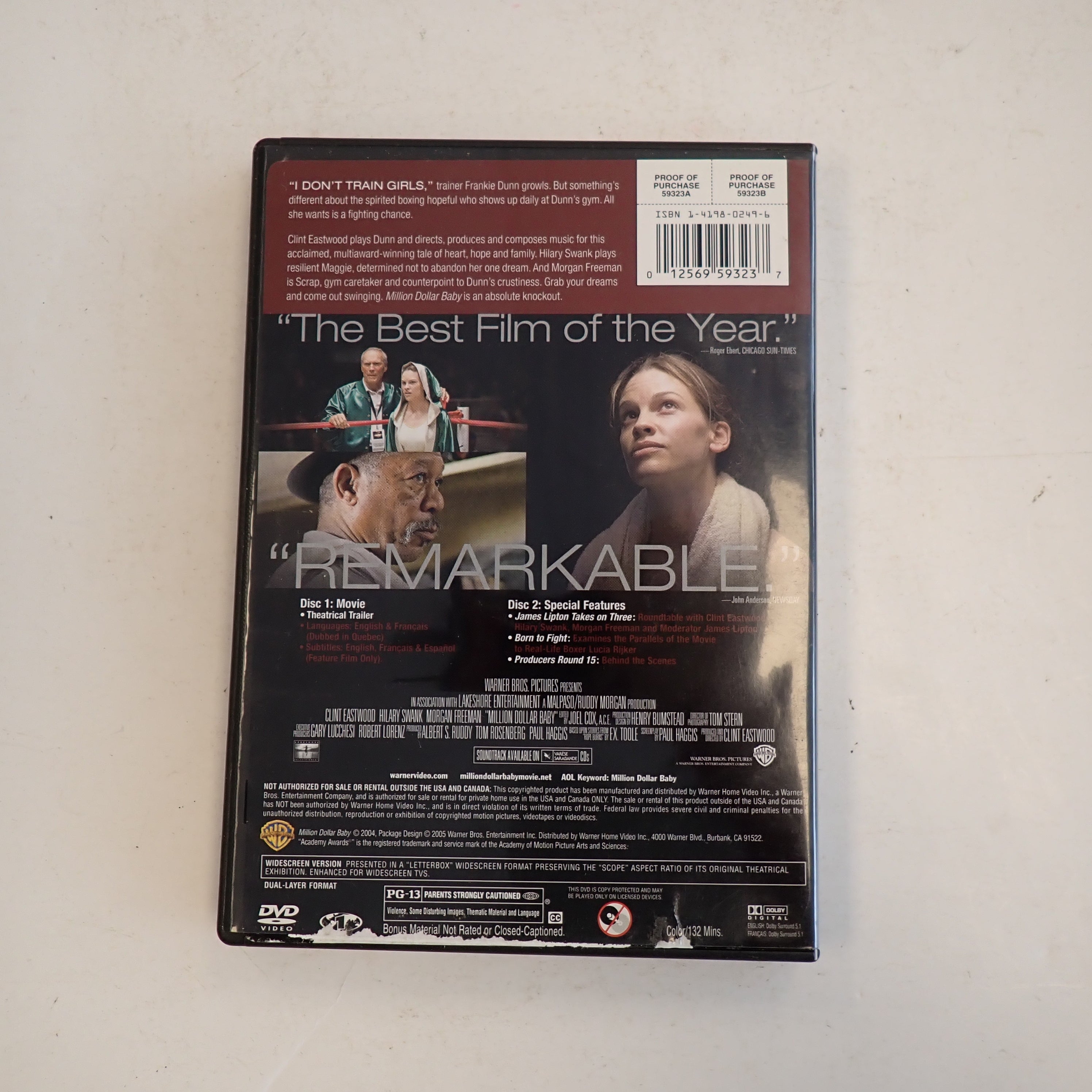 Million Dollar Baby - DVD