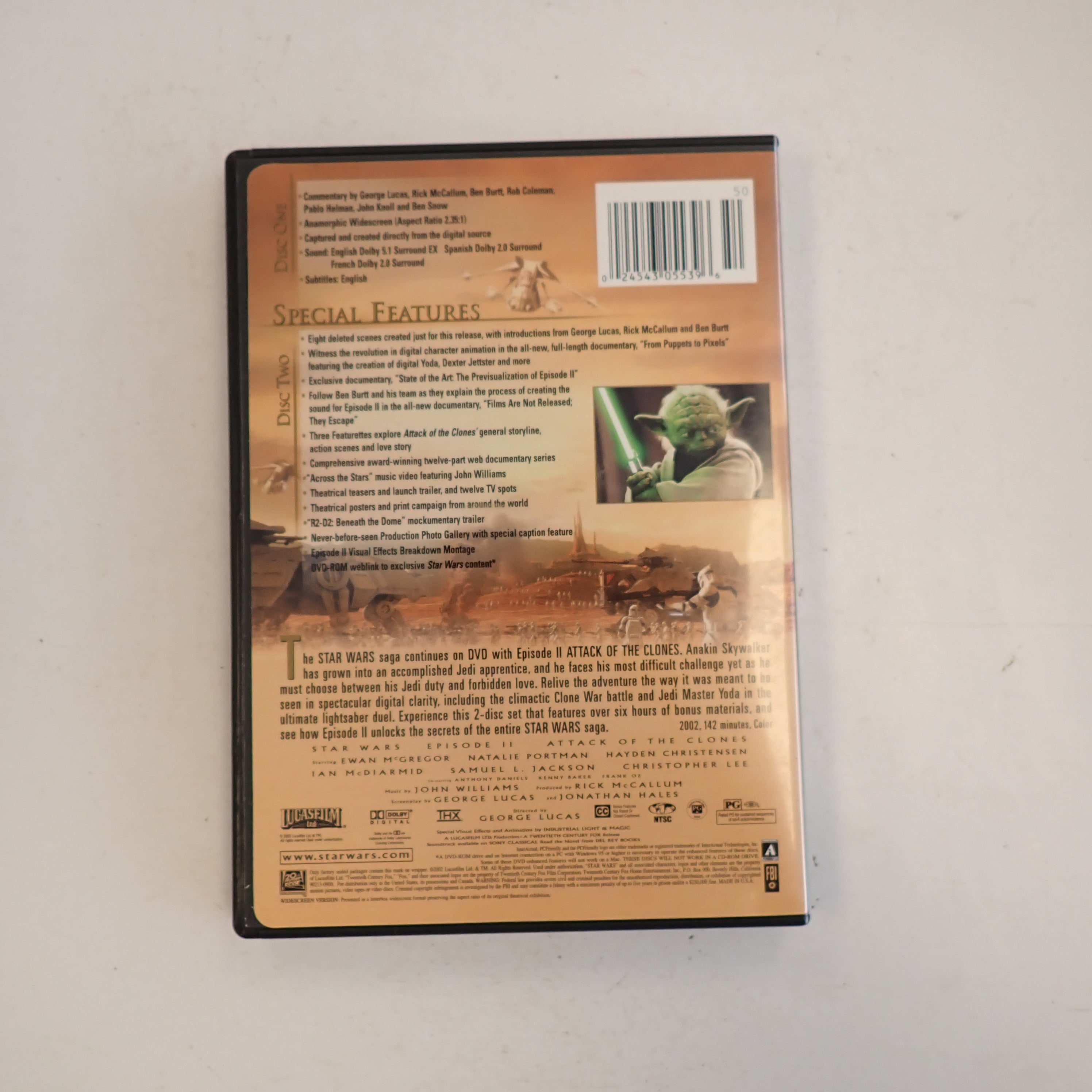 Star Wars Episode II: Attack of the Clones - DVD