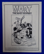Mort the Dead Teenager Marvel Preview (1993) - Larry Hauna Art