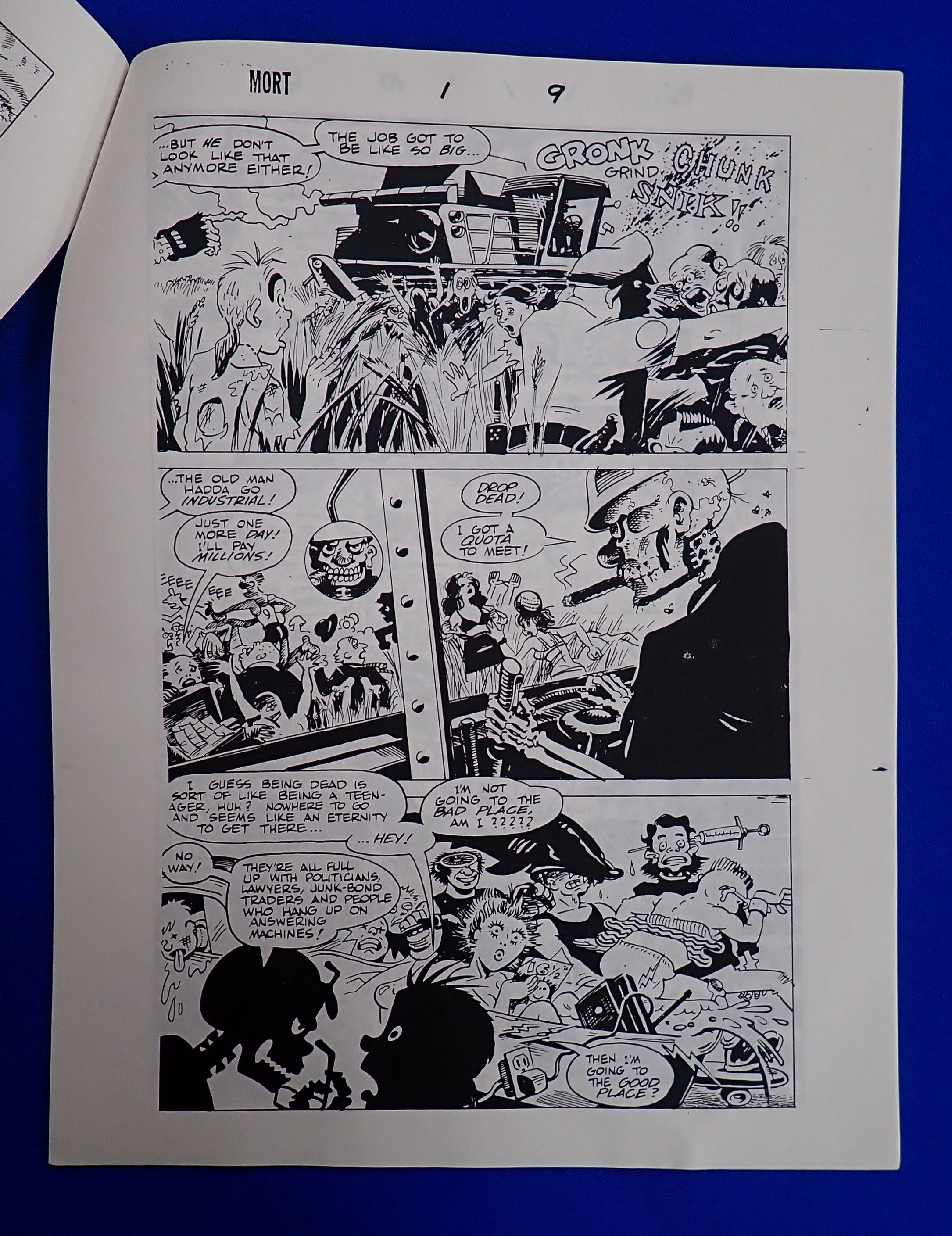 Mort the Dead Teenager Marvel Preview (1993) - Larry Hauna Art