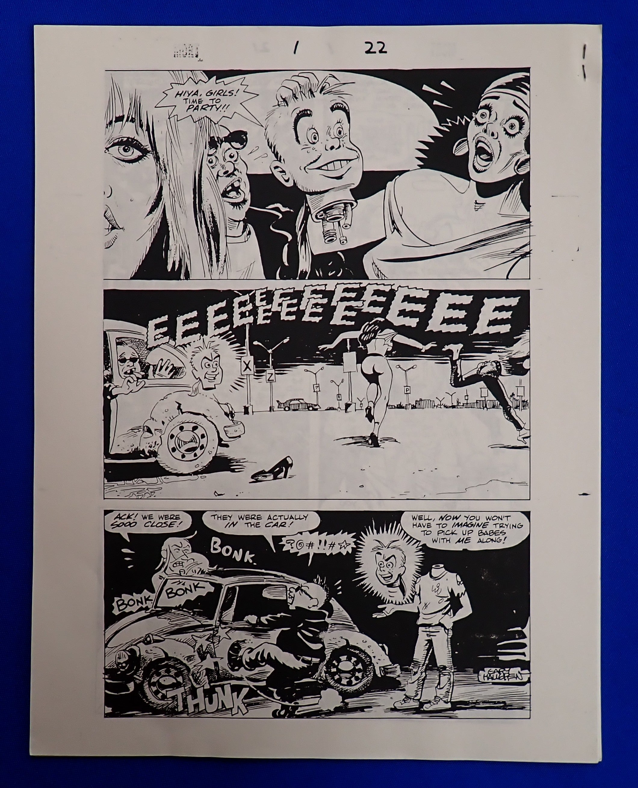 Mort the Dead Teenager Marvel Preview (1993) - Larry Hauna Art