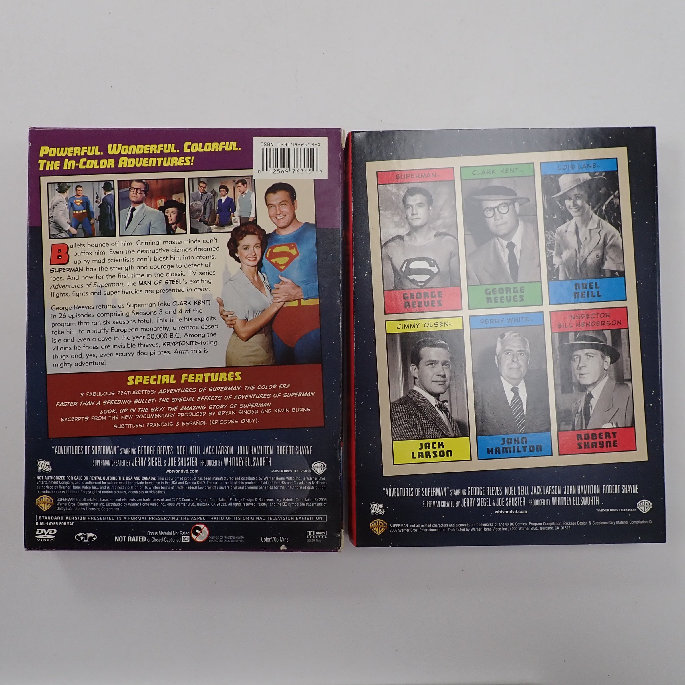 Adventures of Superman (Third & Fourth Seasons In Color) - DVD [Pre-Owned]