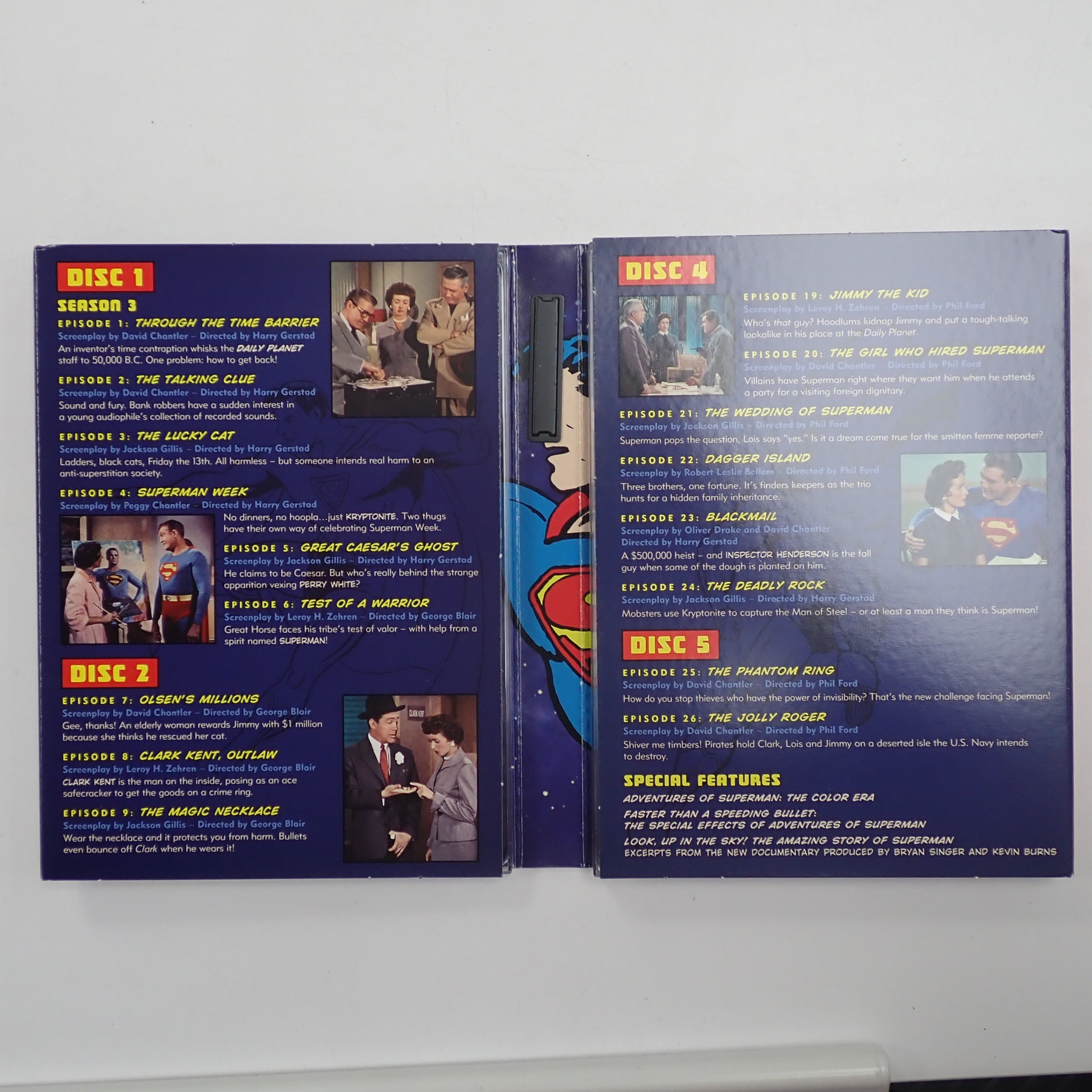 Adventures of Superman (Third & Fourth Seasons In Color) - DVD [Pre-Owned]