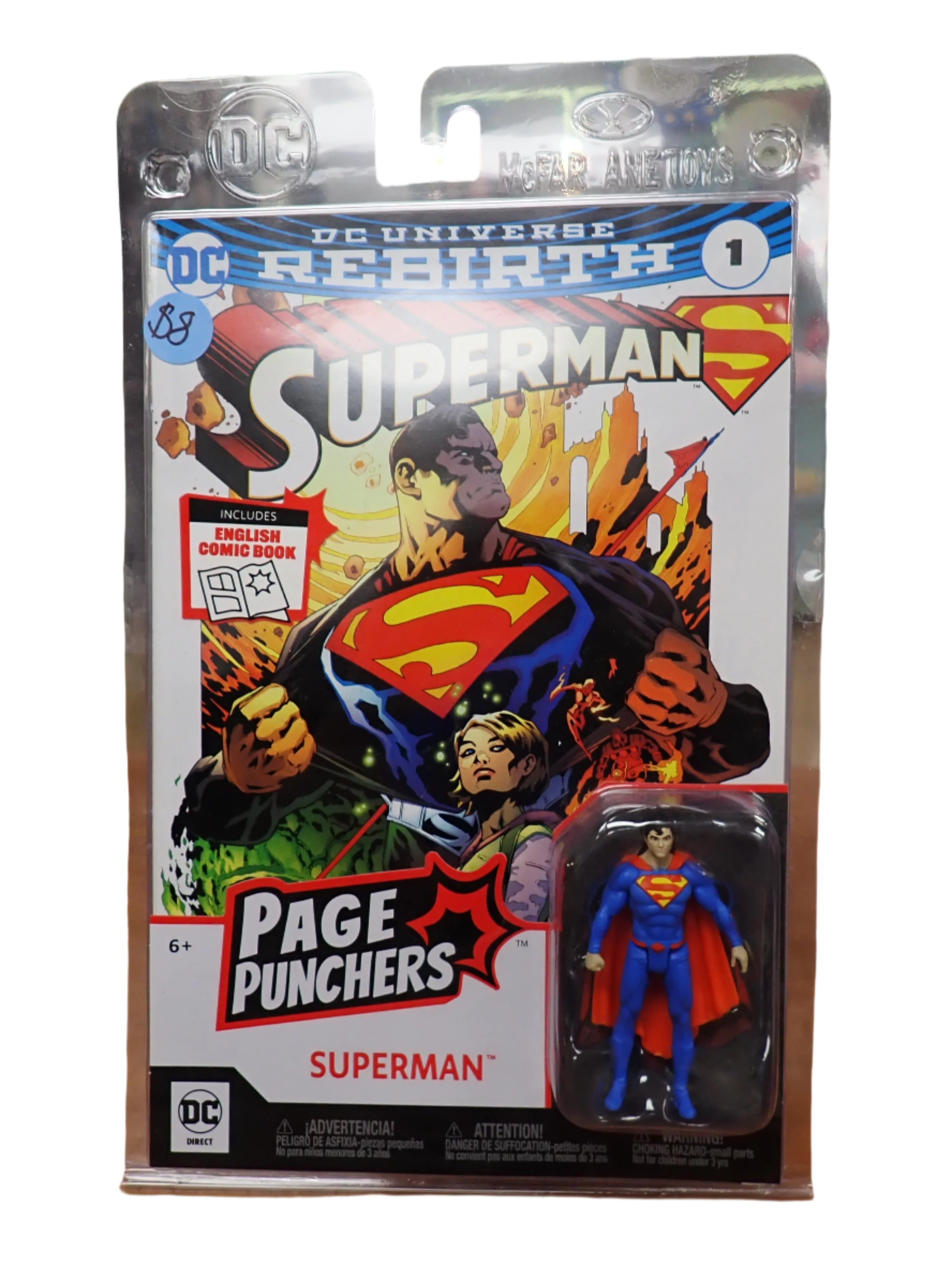 DC Universe Rebirth Superman + Figure