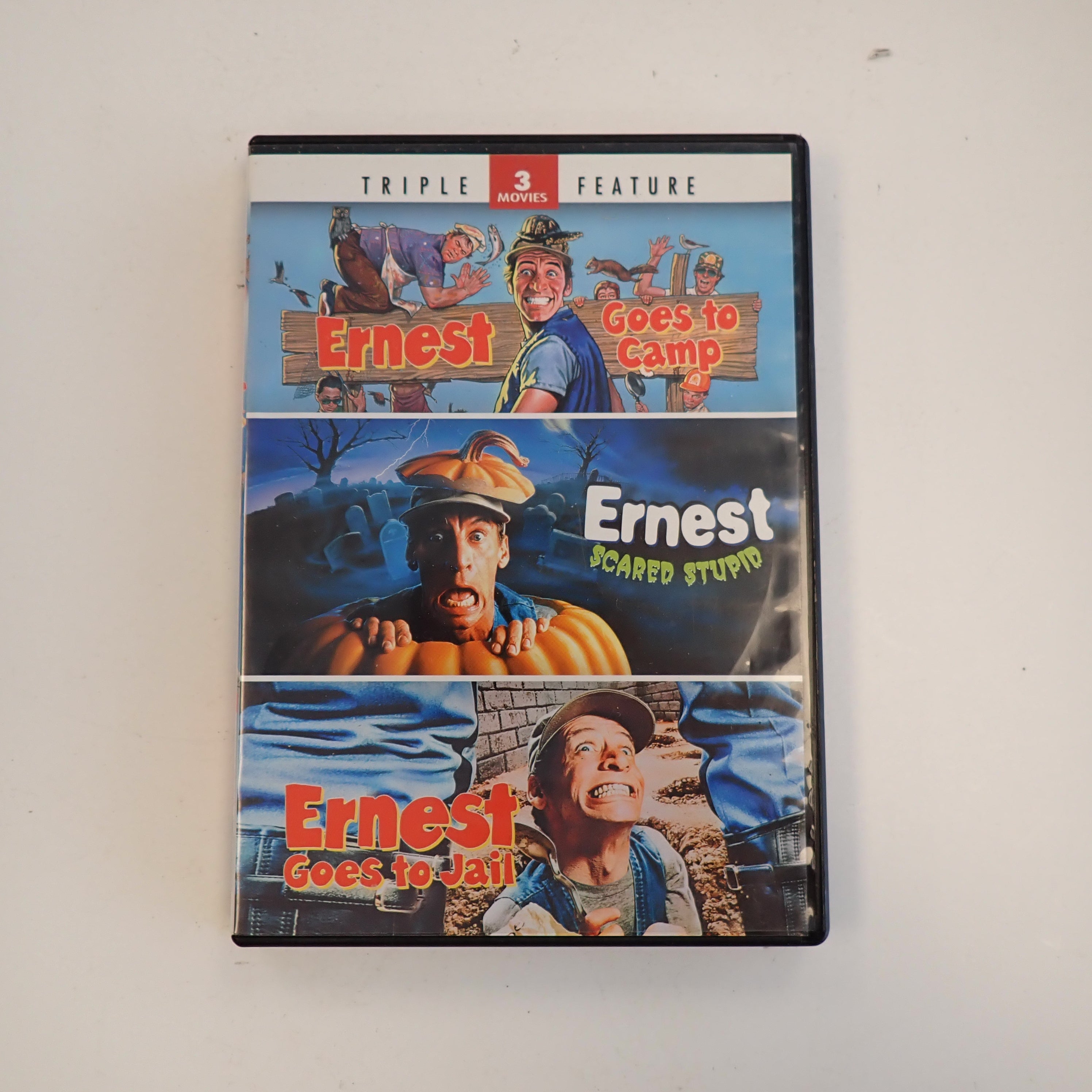 Ernest Triple Feature (Goes to Camp, Scared Stupid, Goes to Jail) - DVD
