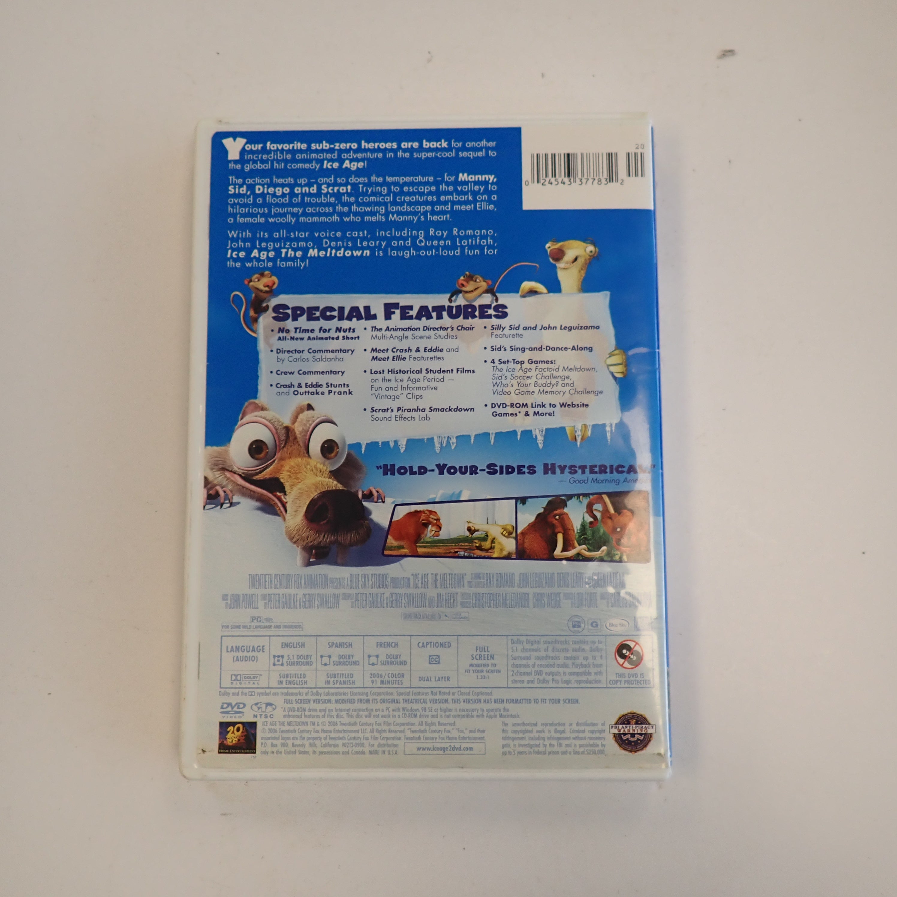 Ice Age The Meltdown - DVD
