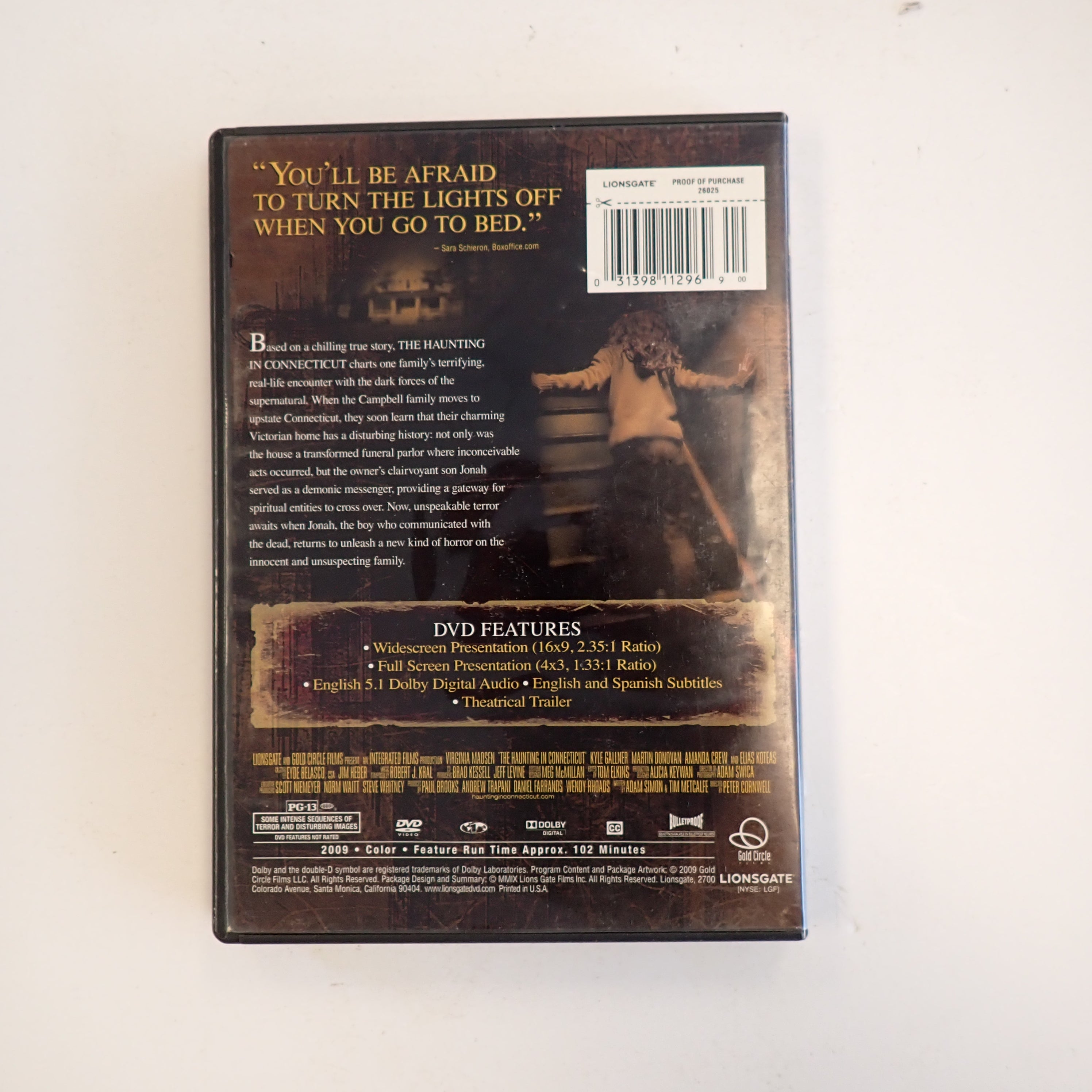The Haunting in Connecticut - DVD