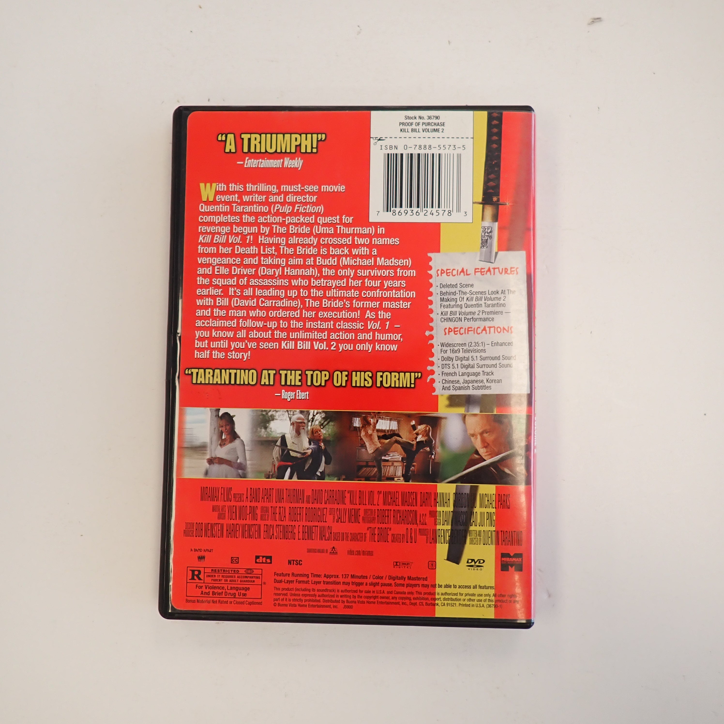 Kill Bill Vol 2 - DVD