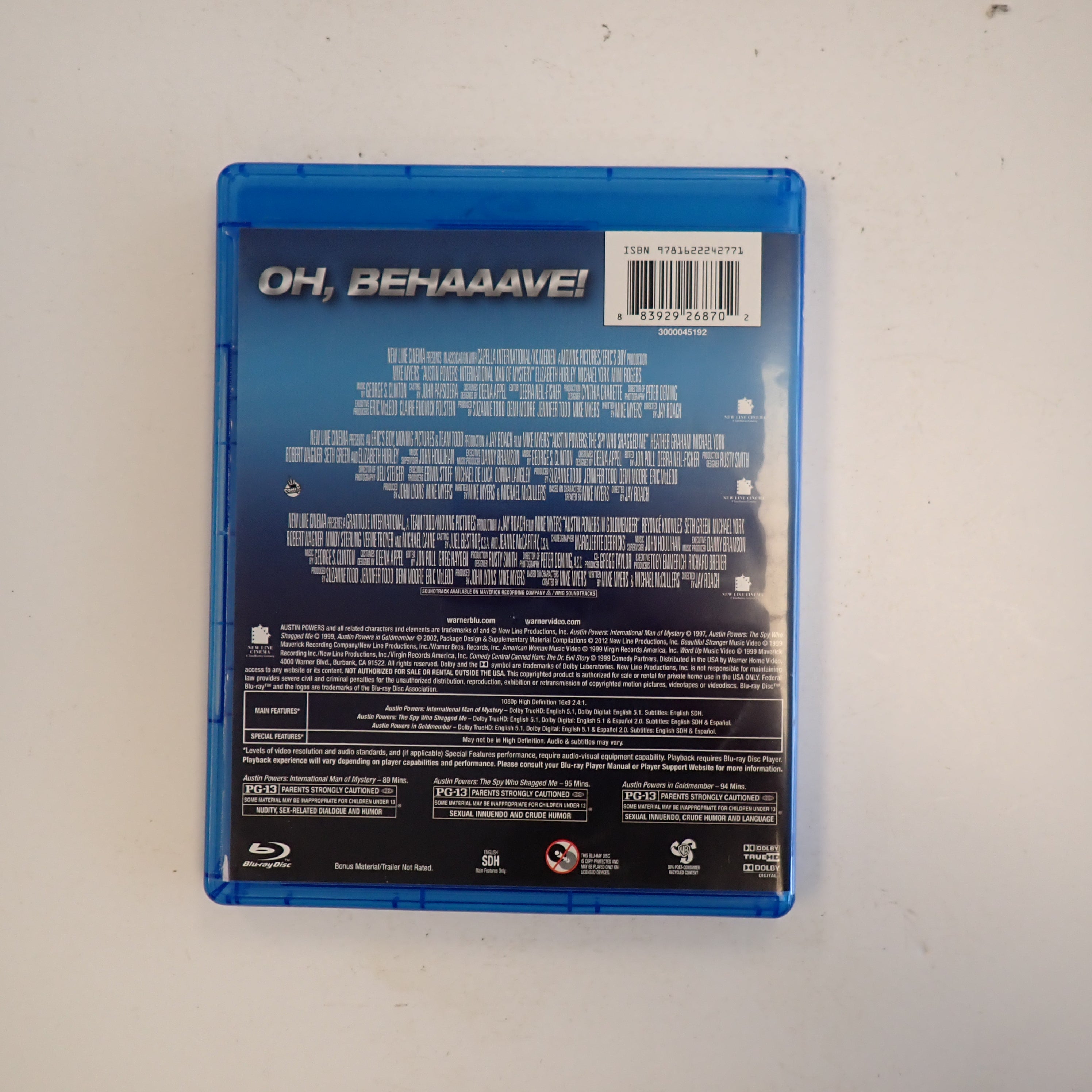 Austin Powers Triple Feature  - Blu-ray