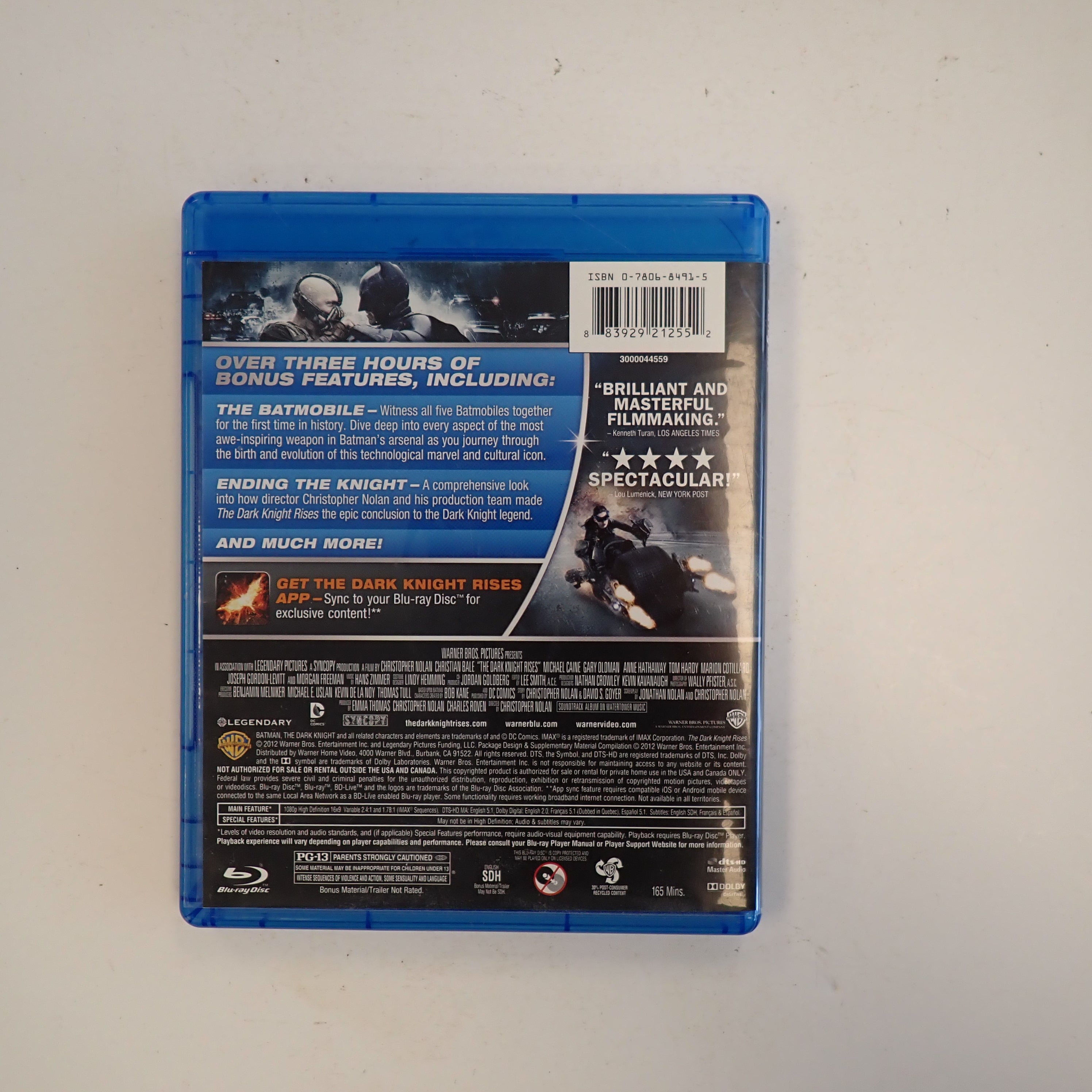 The Dark Knight Rises - Blu-ray