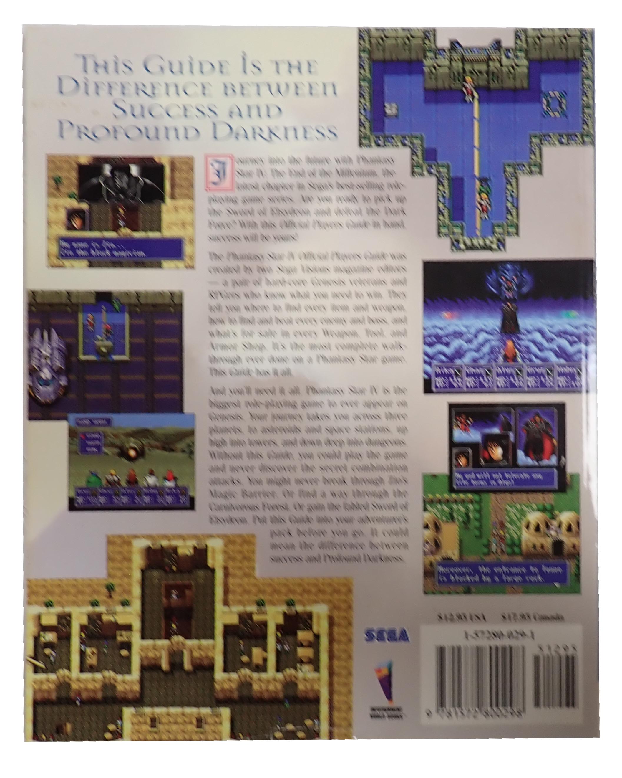 Fantasy Star IV Official Player's Guide [Pre-Owned]