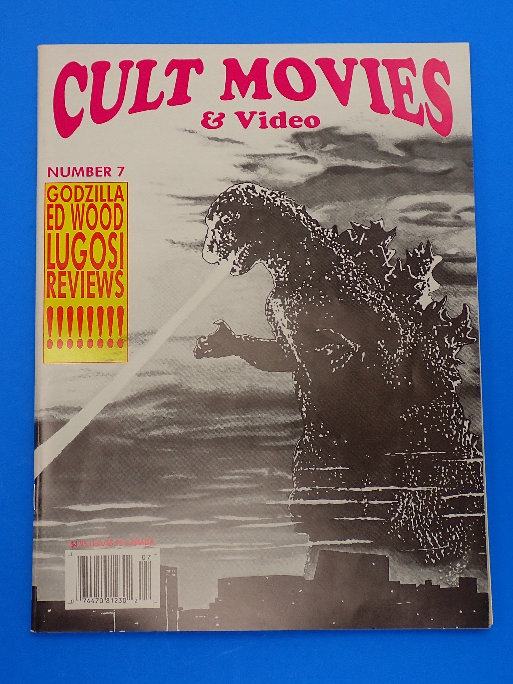 Cult Movies & Video #7 (1993) - Godzilla On Cover