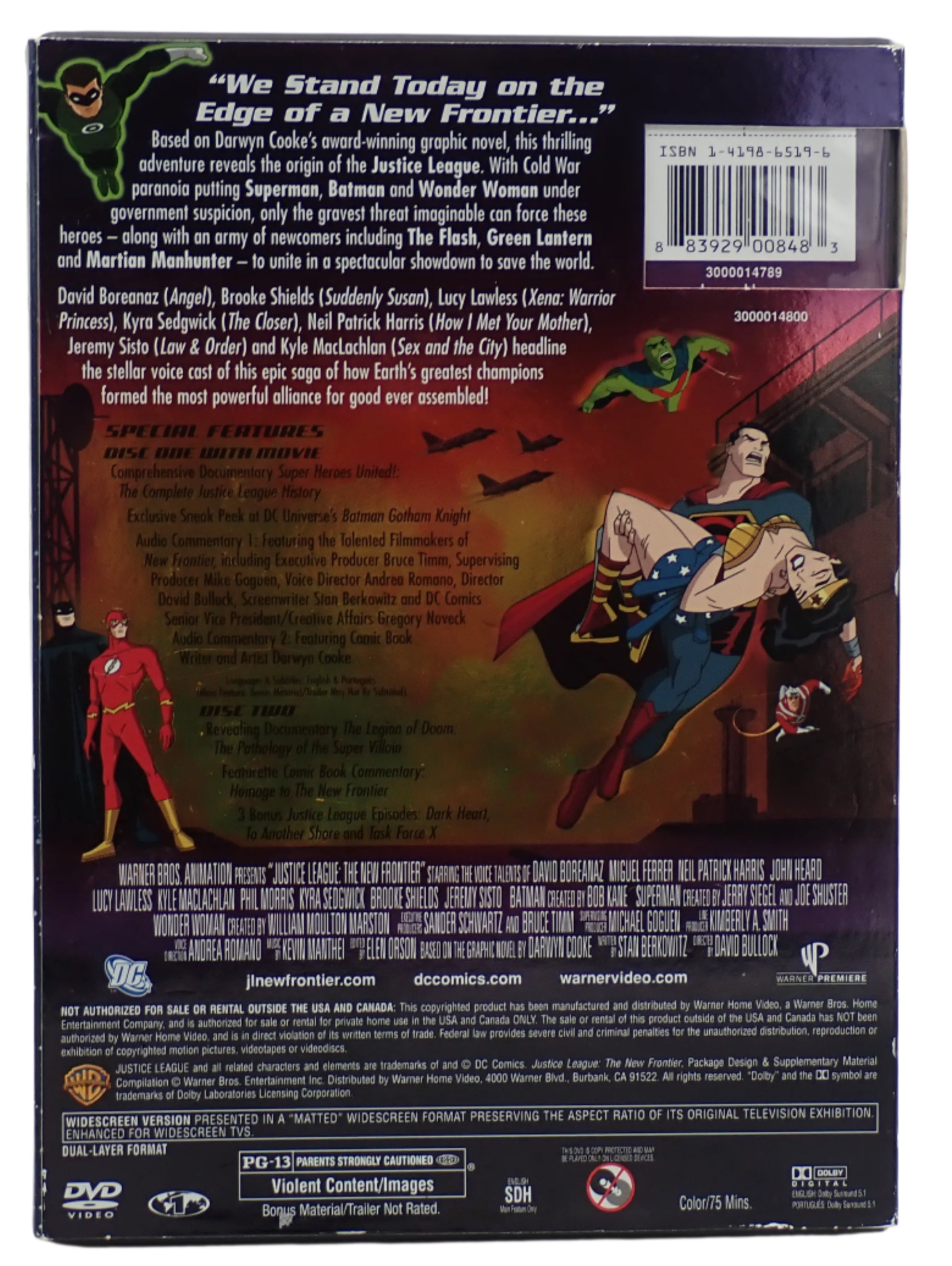 Justice League The New Frontier - DVD