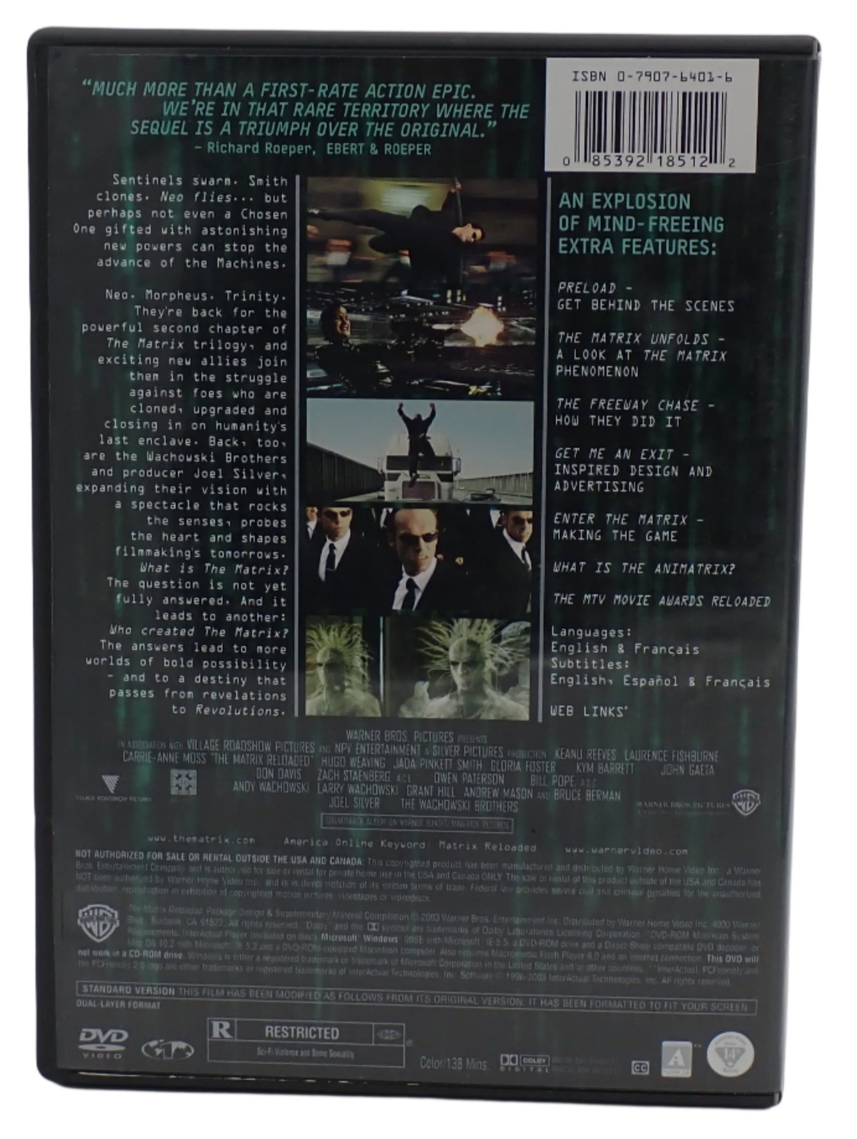 The Matrix Reloaded - DVD