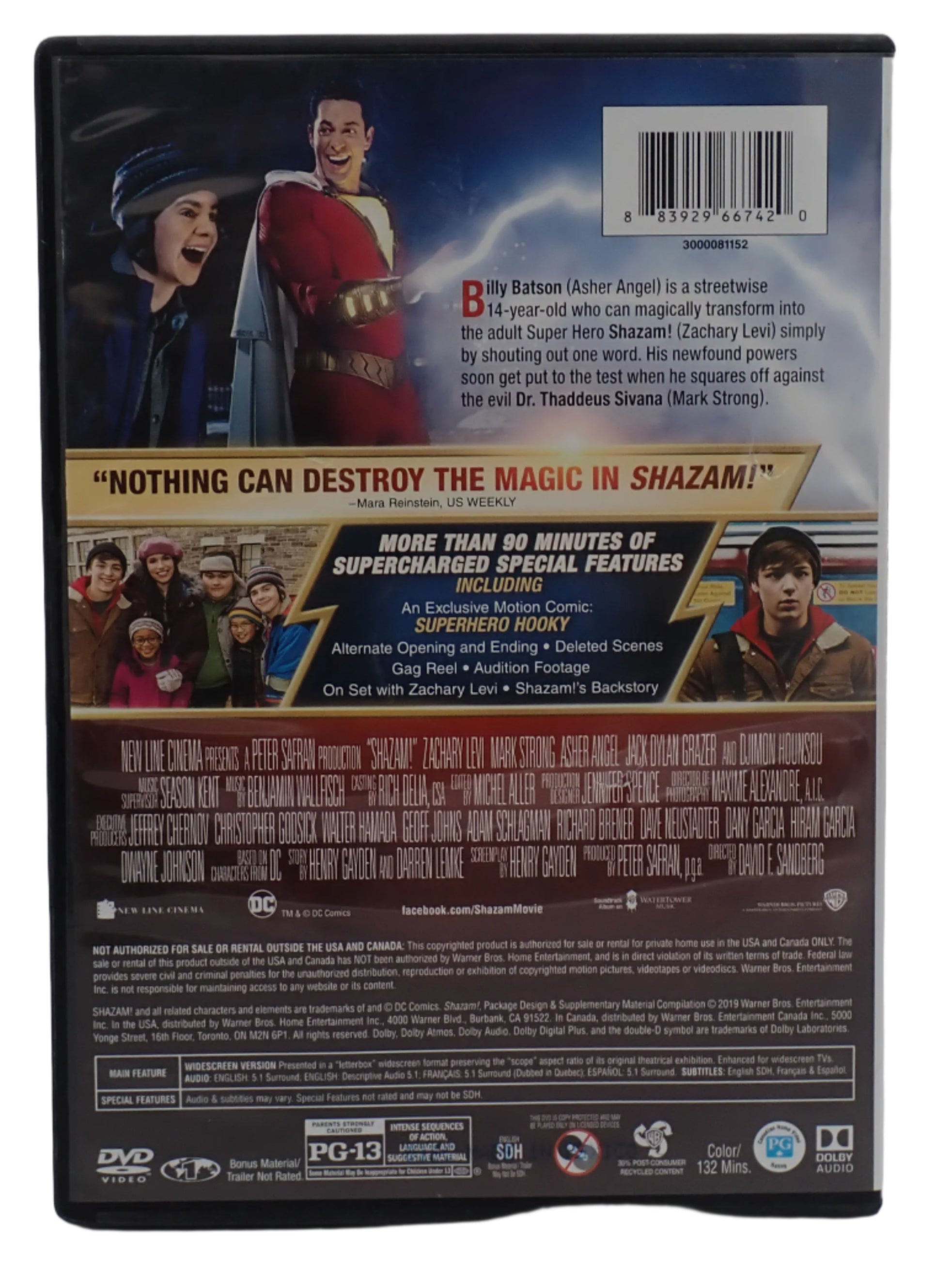 Shazam! - DVD
