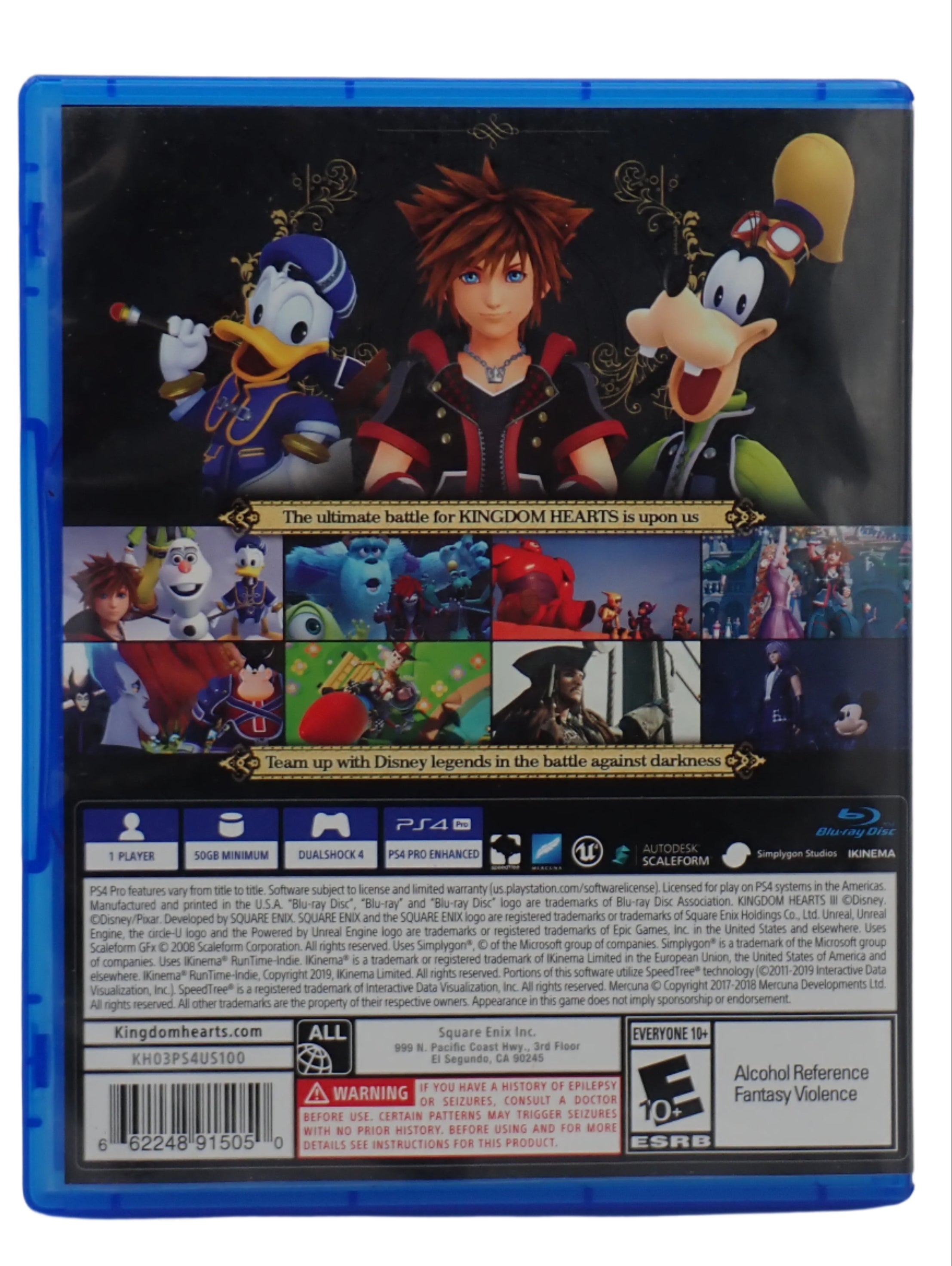 Kingdom Hearts III - PS4