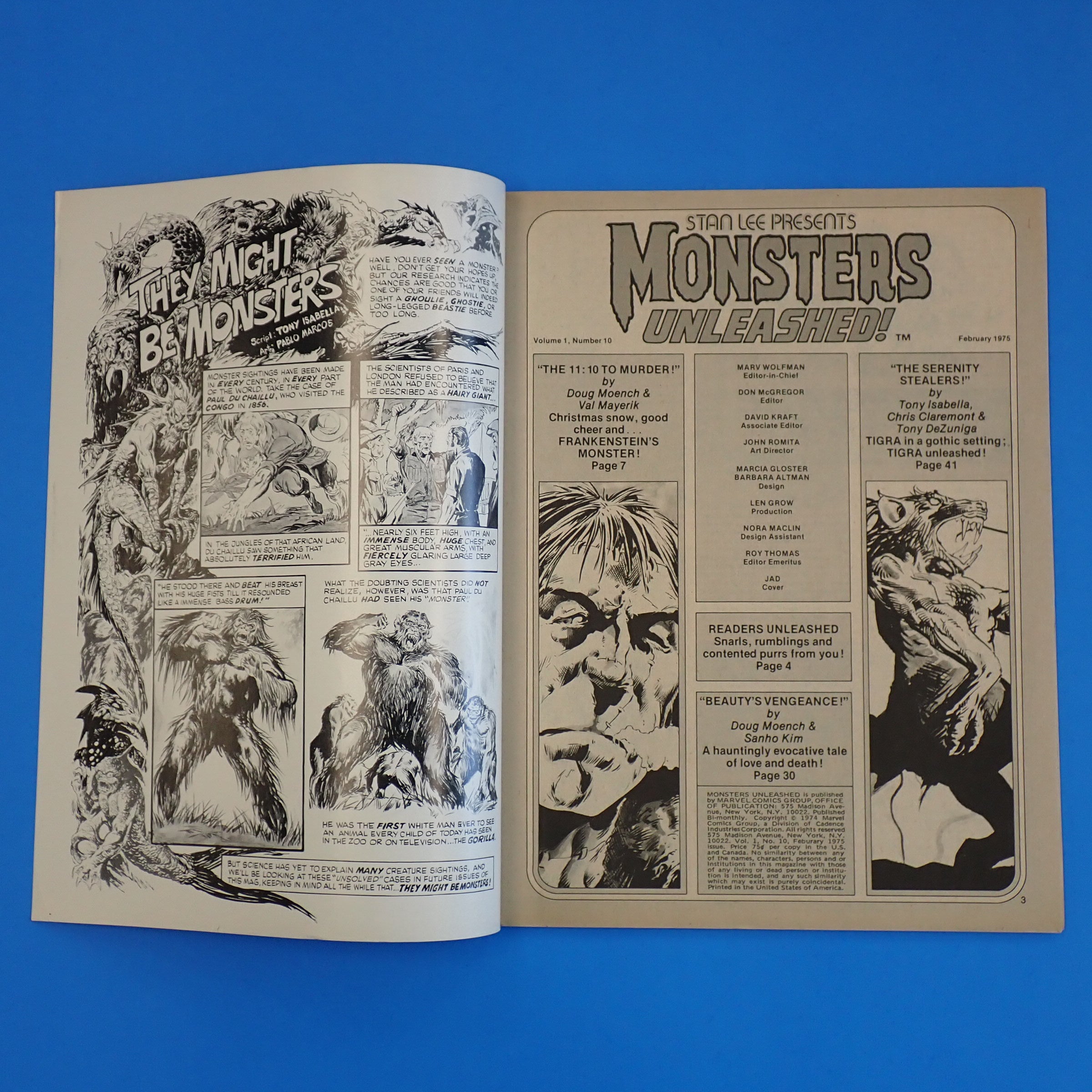 Monsters Unleashed! #10 (1975) - VF (8.0)