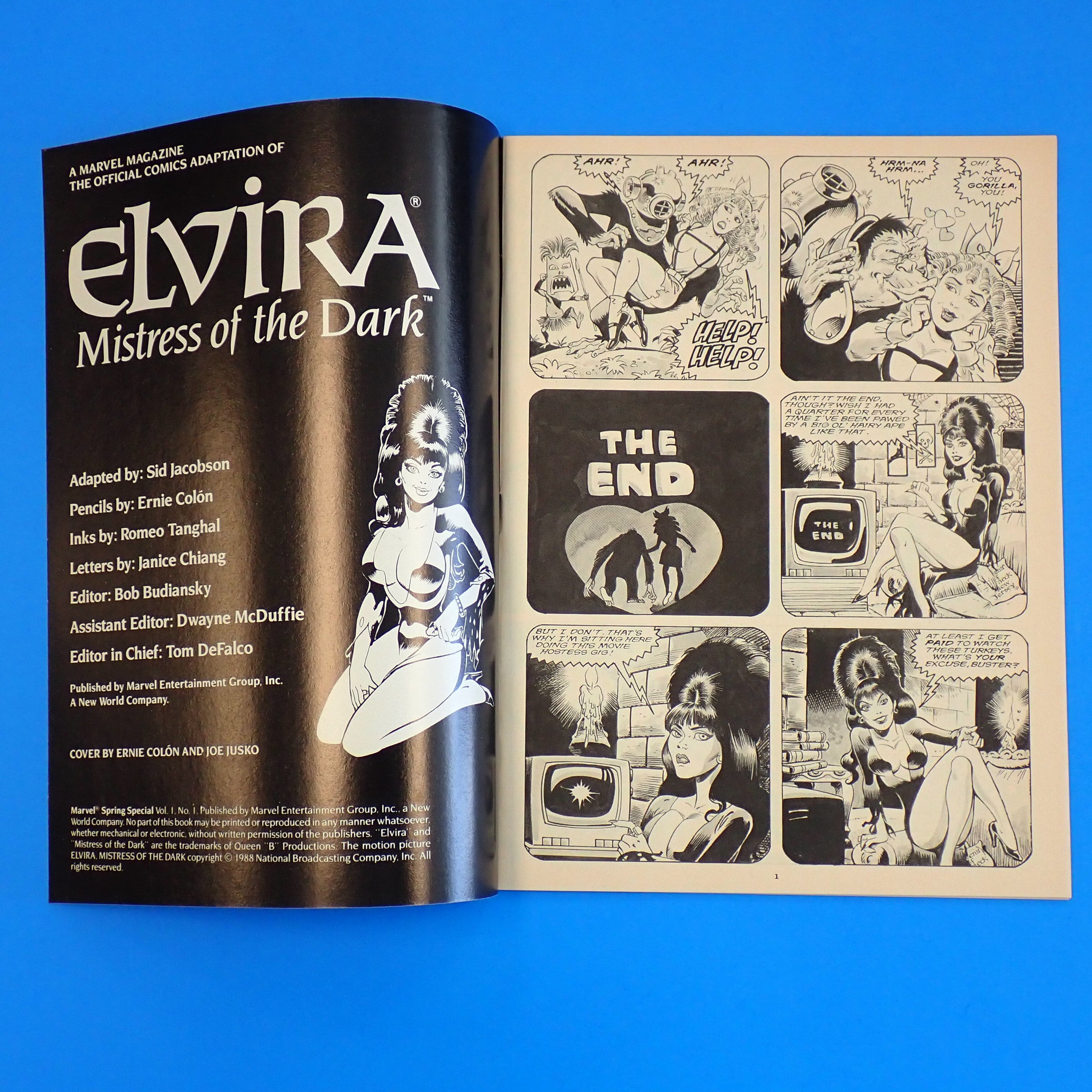 Elvira Mistress of Darkness #1 (1988) - VF/NM (9.0)