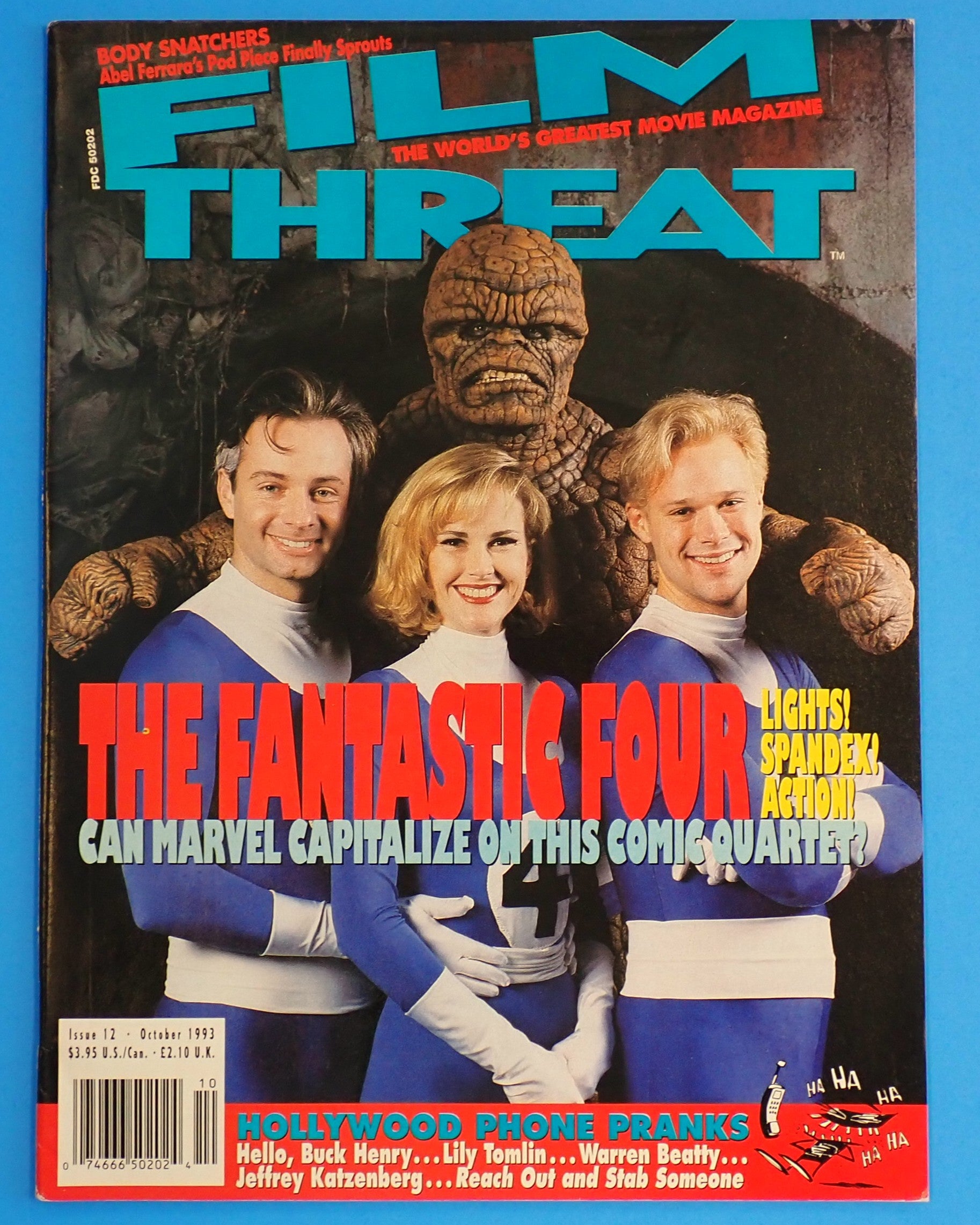 Film Threat #12 (1993) - Unreleased FF Movie on Cover