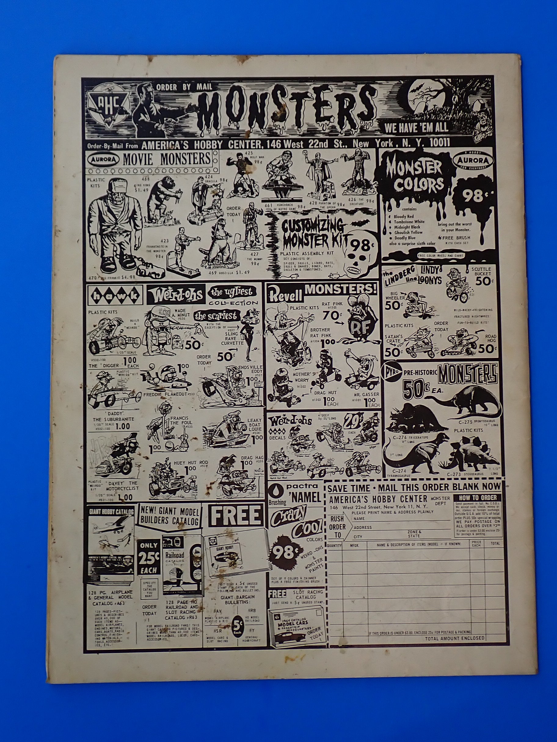 3-D Monsters #1 (1964) - 3-D Glasses Not Included