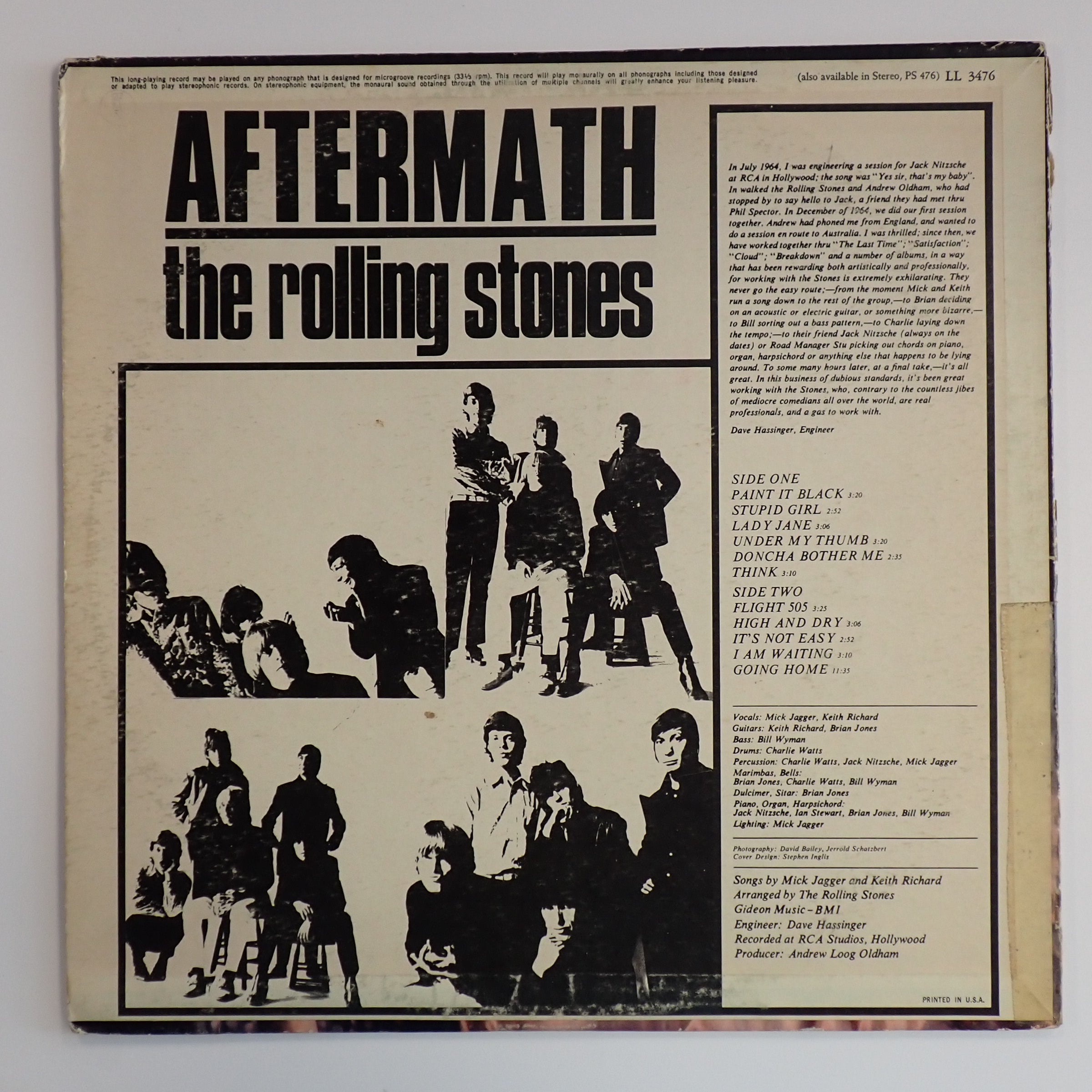 The Rolling Stones - Aftermath - Vinyl