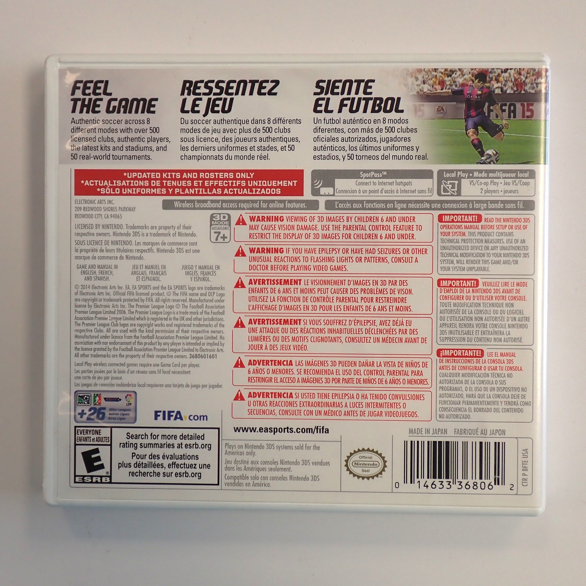 FIFA 15 (Legacy Edition)  - 3DS