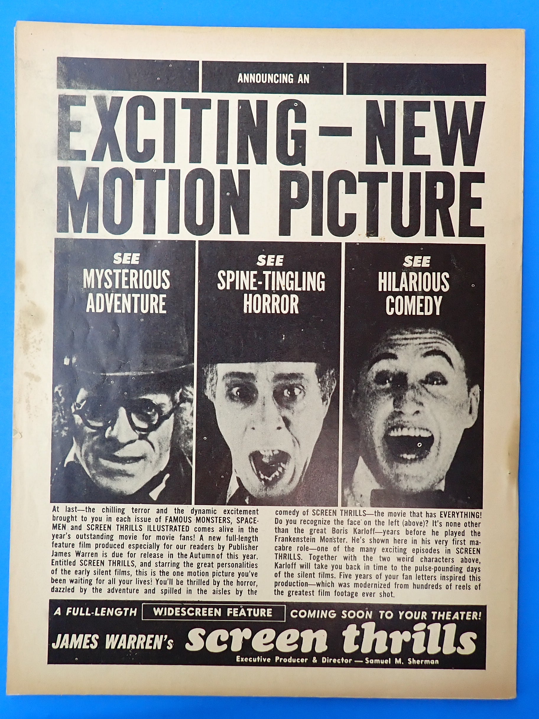 Screen Thrills Illustrated (October)