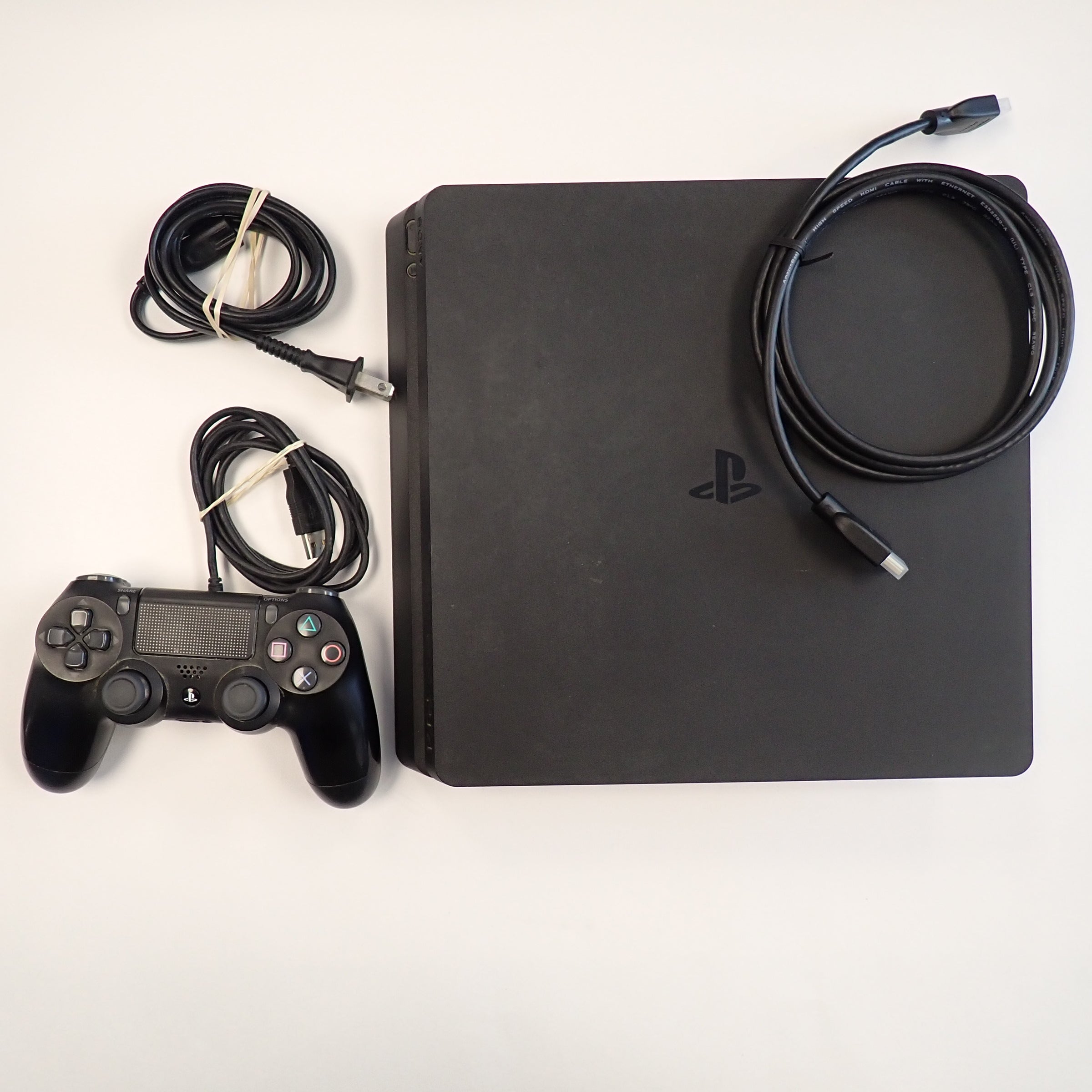 PlayStation 4 Slim Console - Black (Pre-Owned)