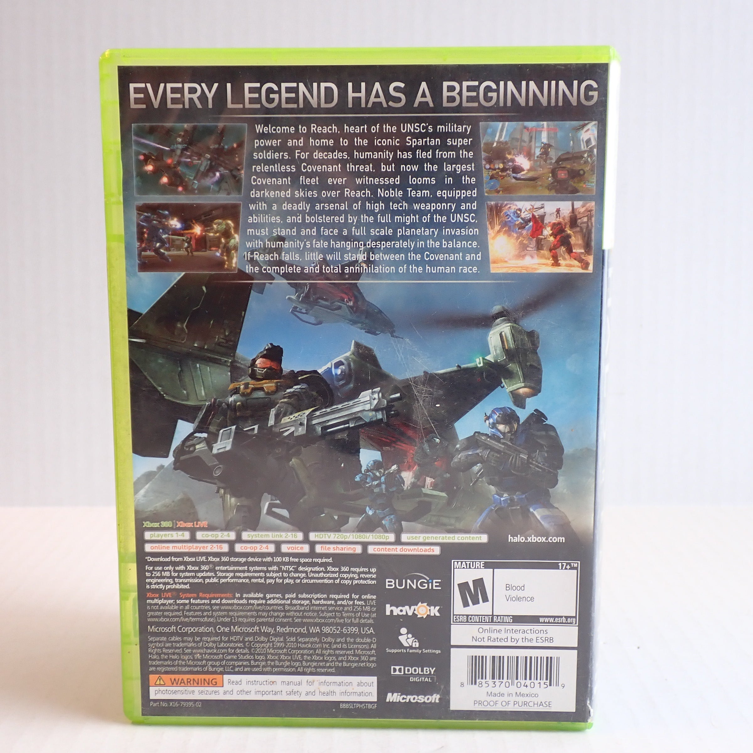 Halo Reach - Xbox 360