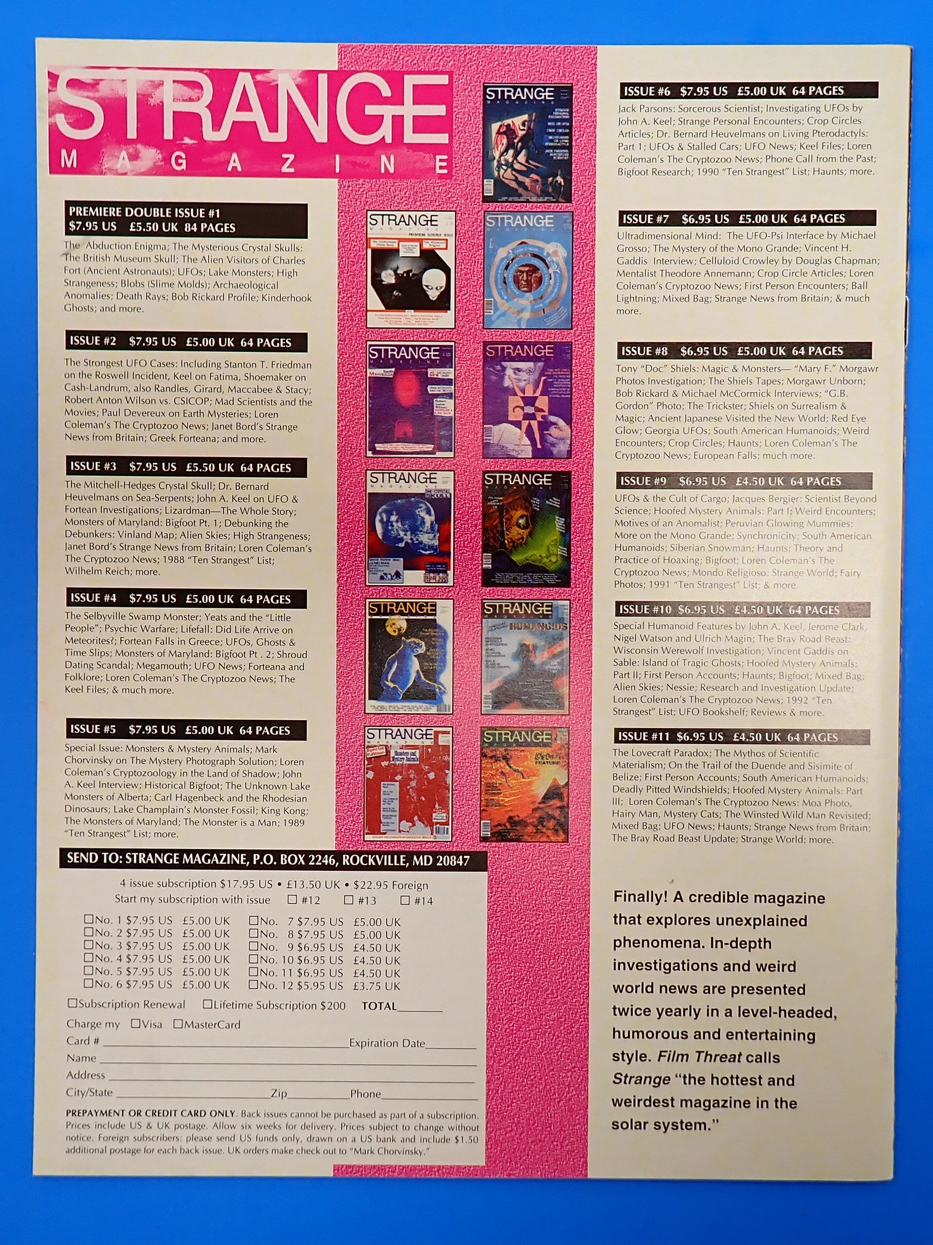 Strange Magazine #12