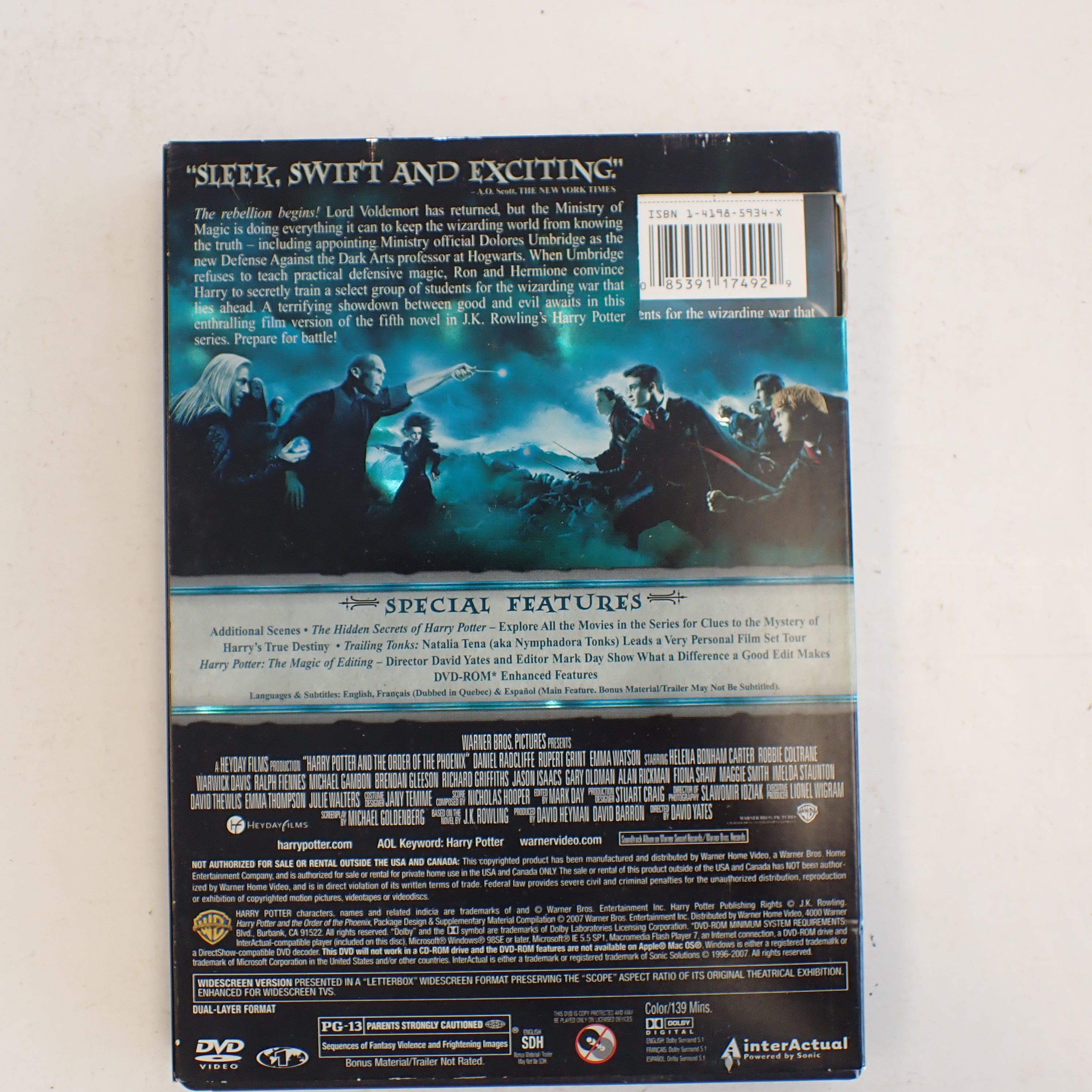 Harry Potter & The Order of the Phoenix - DVD