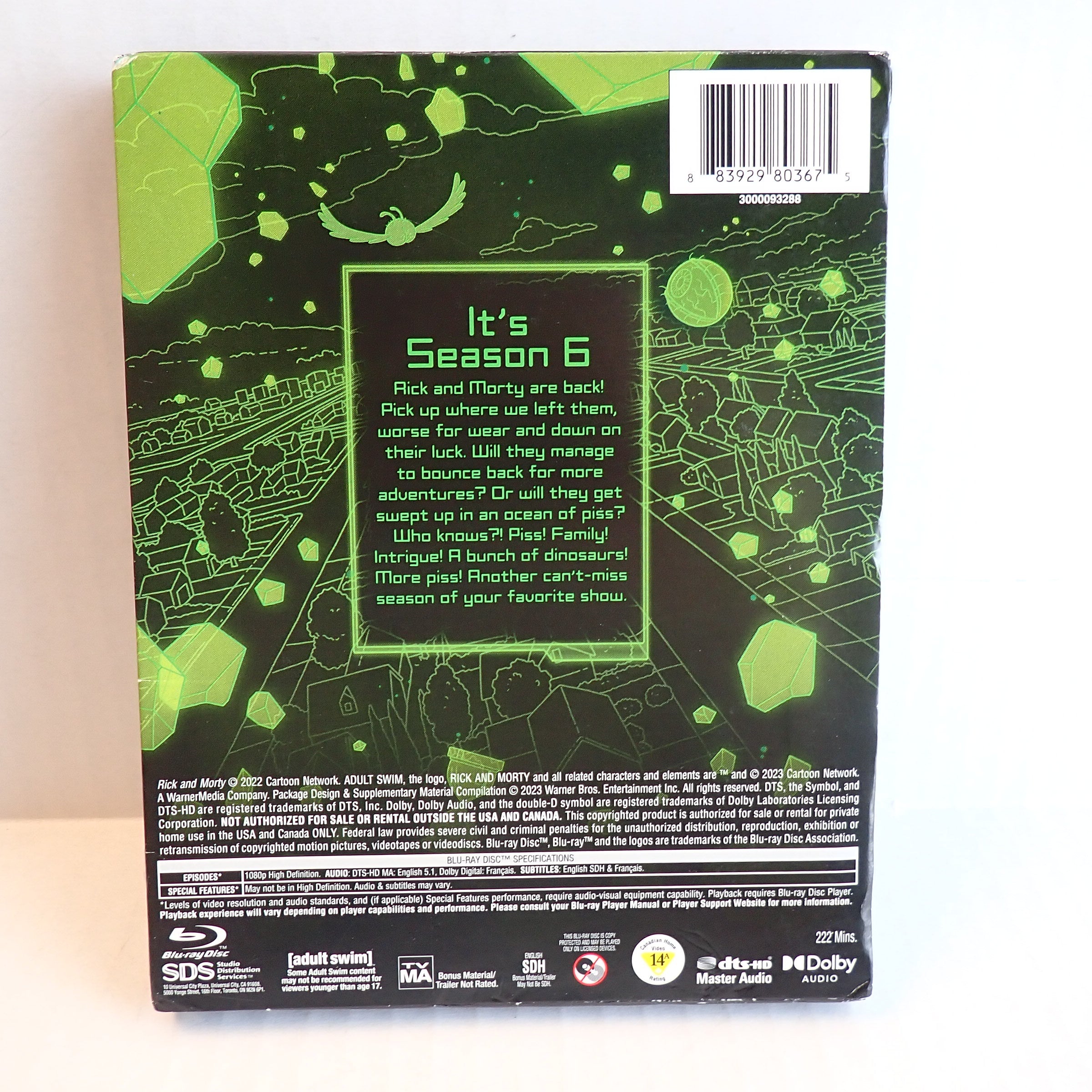 Rick and Morty Seasons 1-8 - Blu-Ray [Pre-Owned]