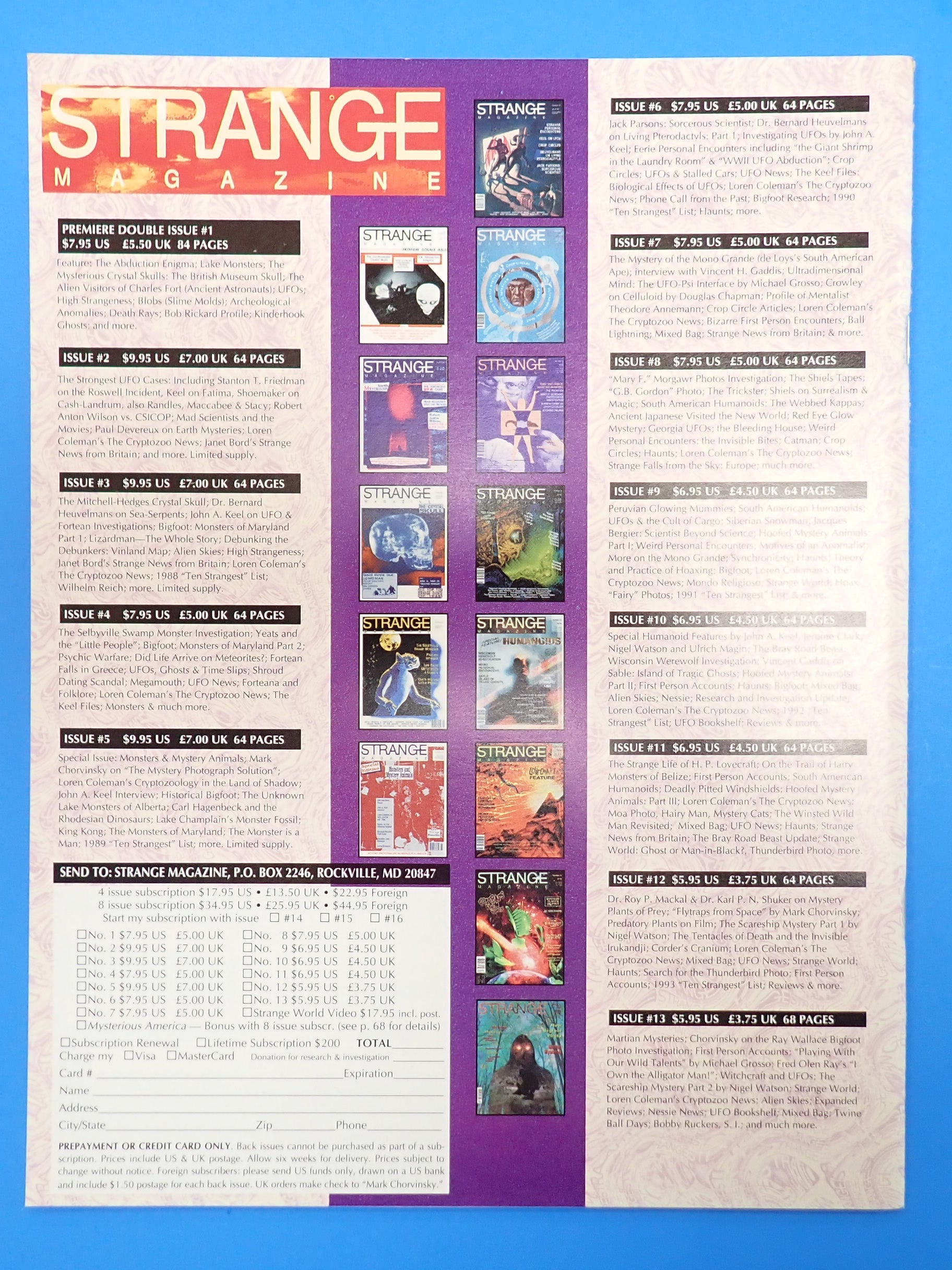 Strange Magazine #14