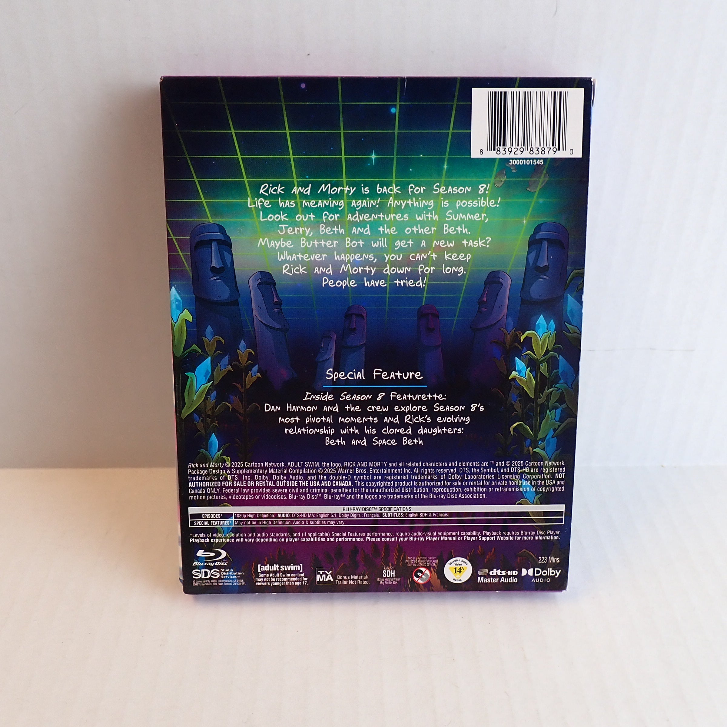 Rick and Morty Seasons 1-8 - Blu-Ray [Pre-Owned]