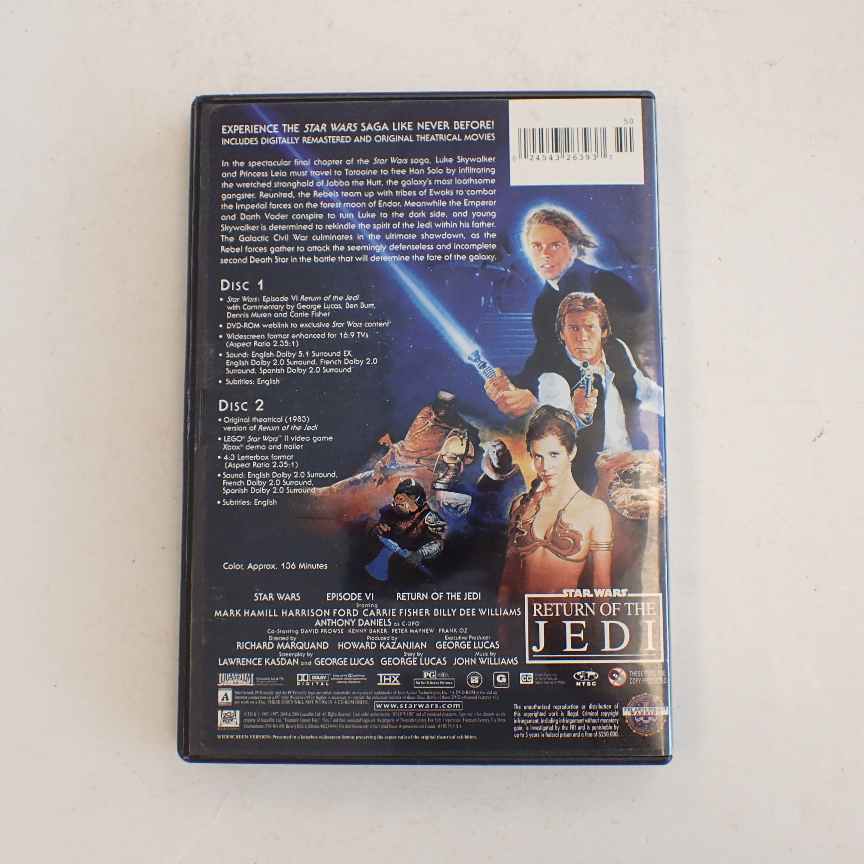 Star Wars Episode VI: Return of the Jedi - DVD