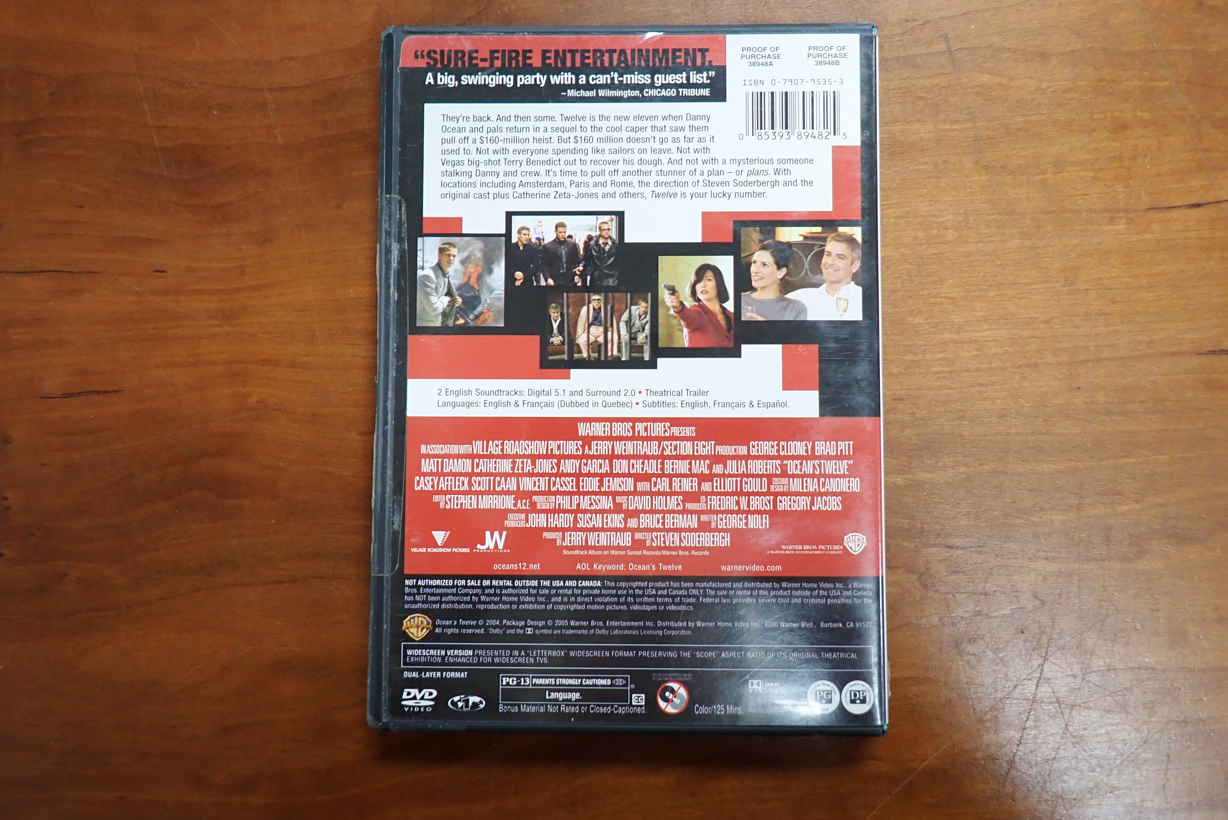 Ocean's Twelve - DVD