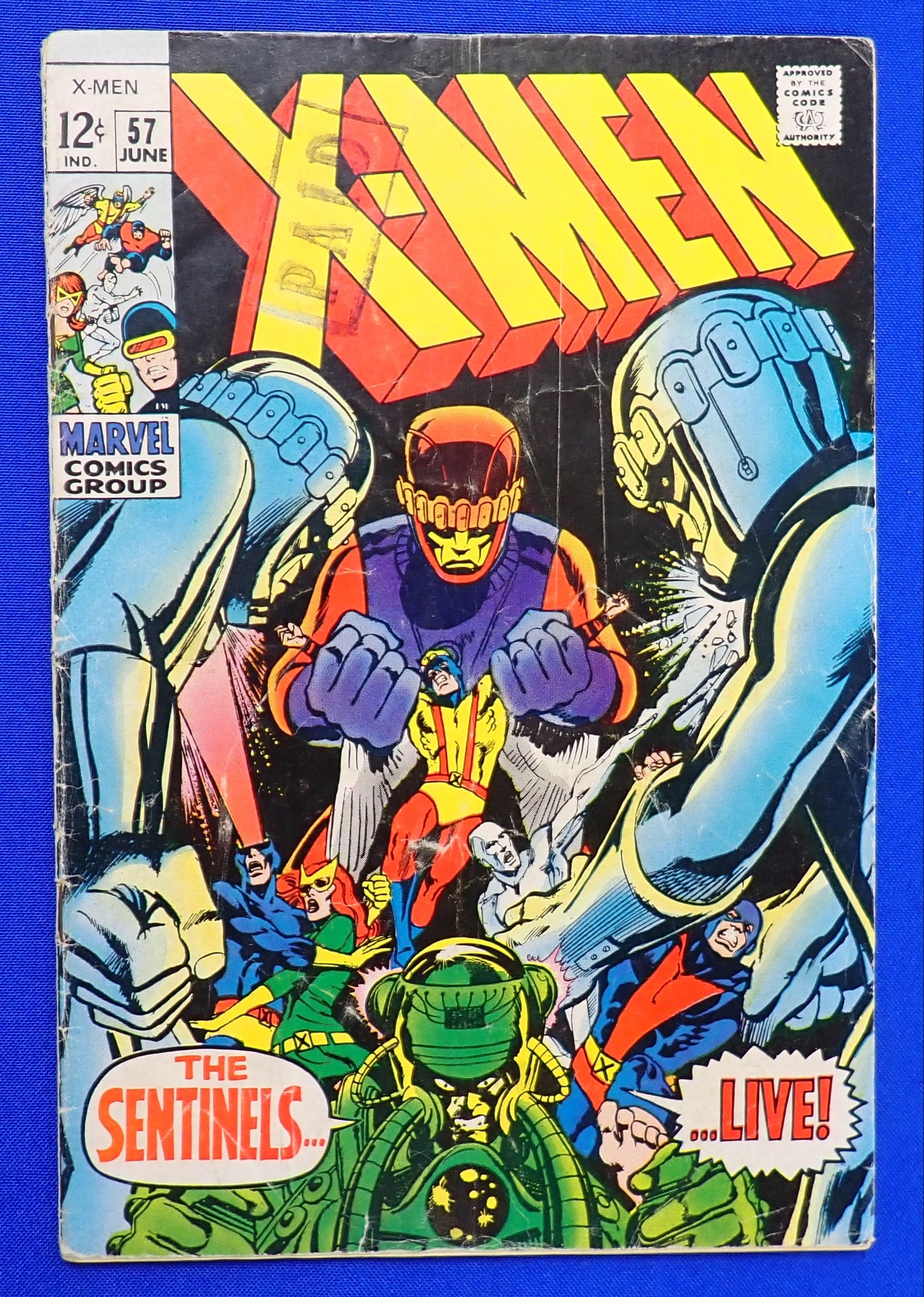 X-Men #57 (1969) - GD-GD+ (2.0-2.5)